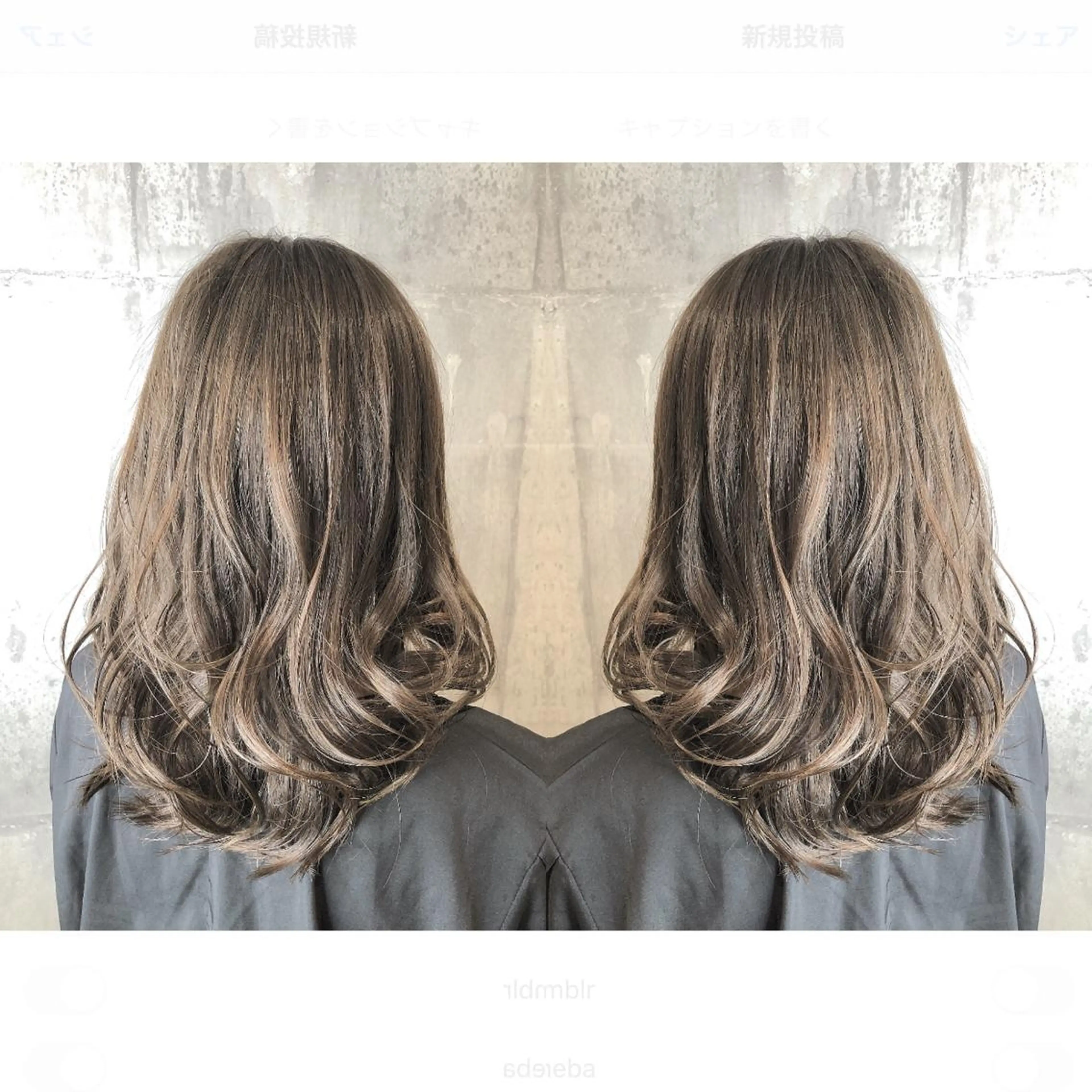 ミディアム カラー パーマ ヘアアレンジ メンズ キッズ ネイル マツエク・マツパ ヘアカラー MODEK's西宮店 マネージャー神道有基のヘアスタイル