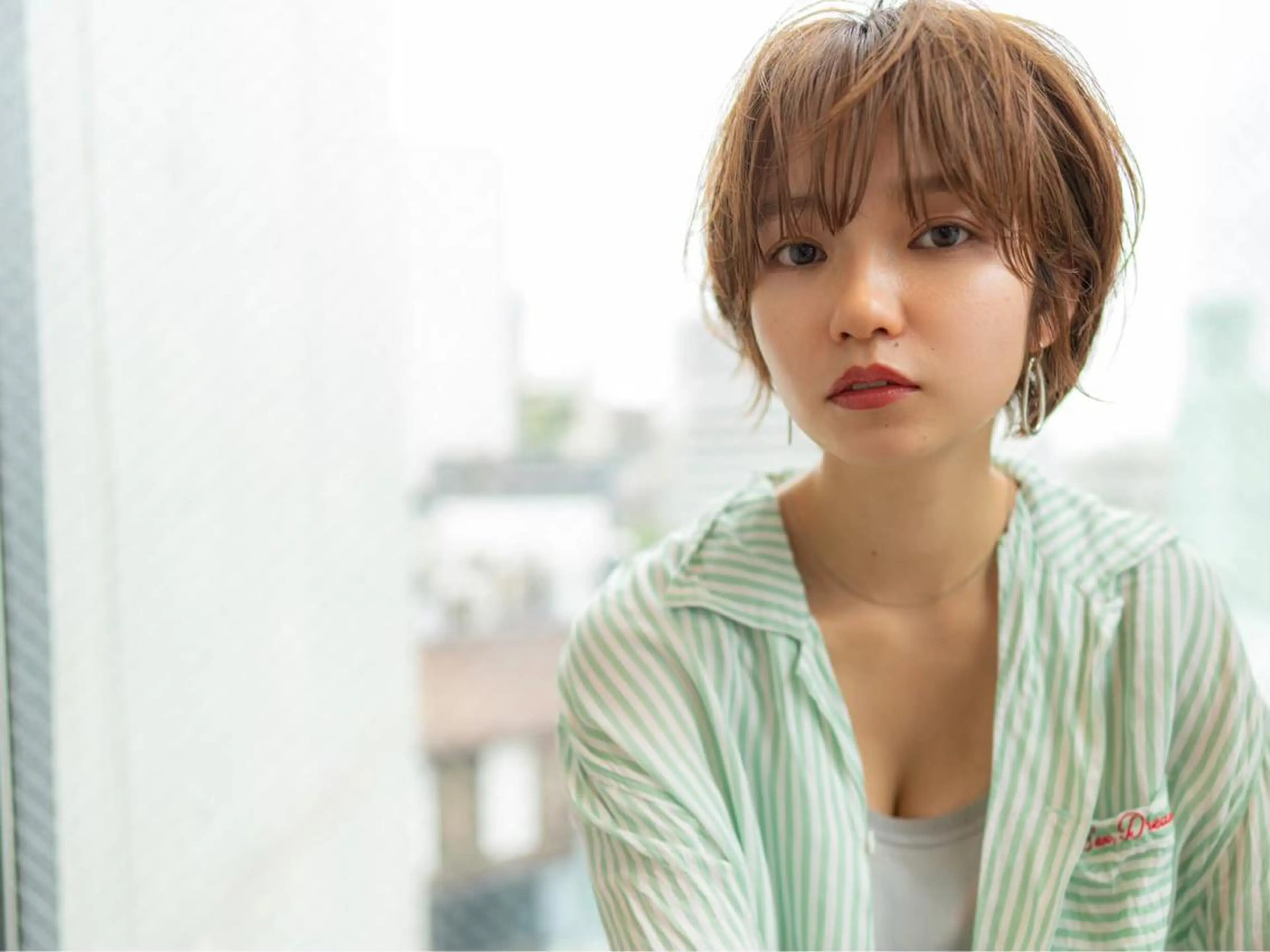 ショート 丸みショート ショートヘア RAF TOKYO所属・10月限定モニター 髪質改善美髪矯正のヘアスタイル