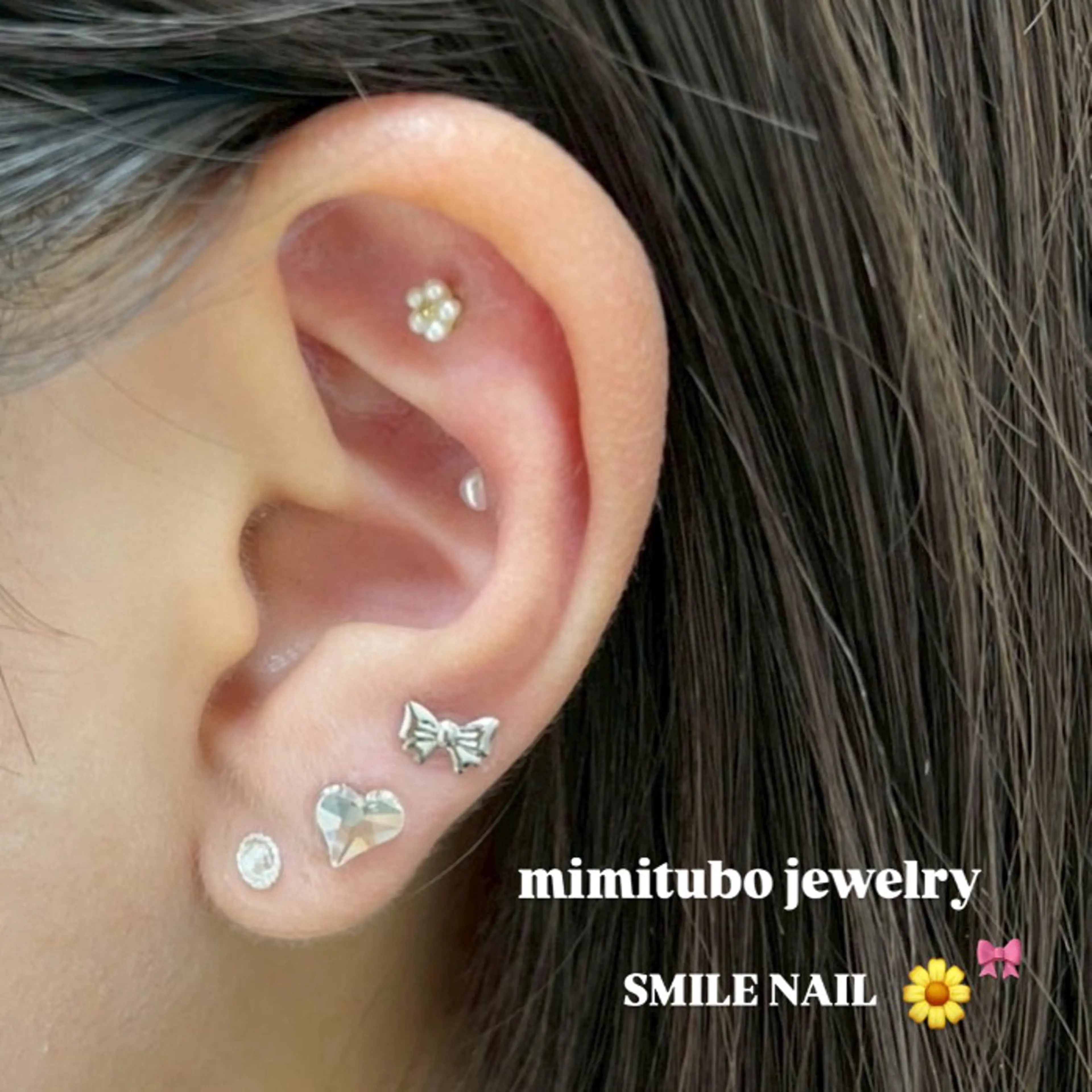 モニター　耳ツボジュエリー💎の写真