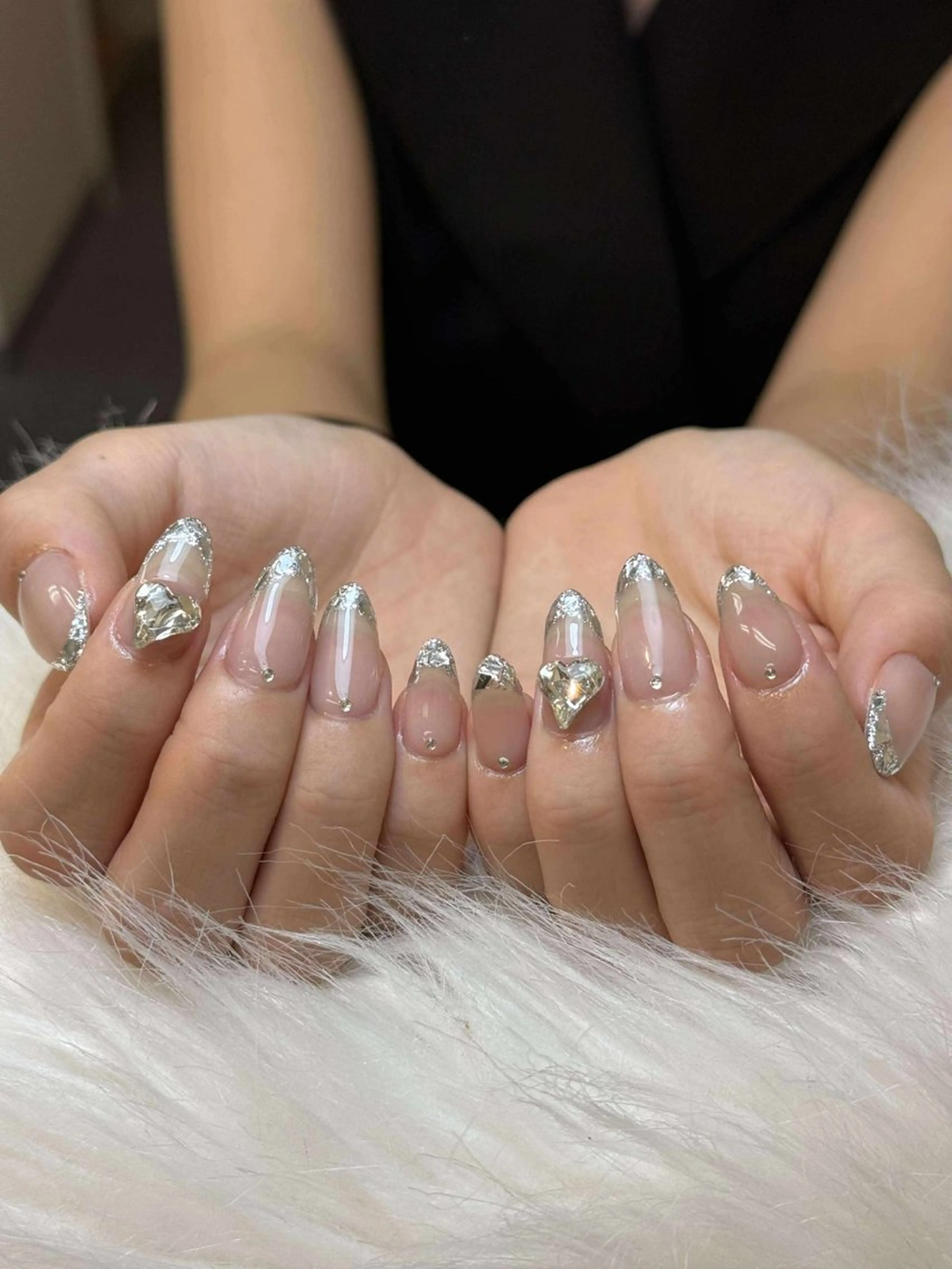 ネイル アートネイル 成人式 ジェルネイル ニュアンスネイル 夏ネイル ハンドネイル Jenn Nail Shinokuboのネイルデザイン
