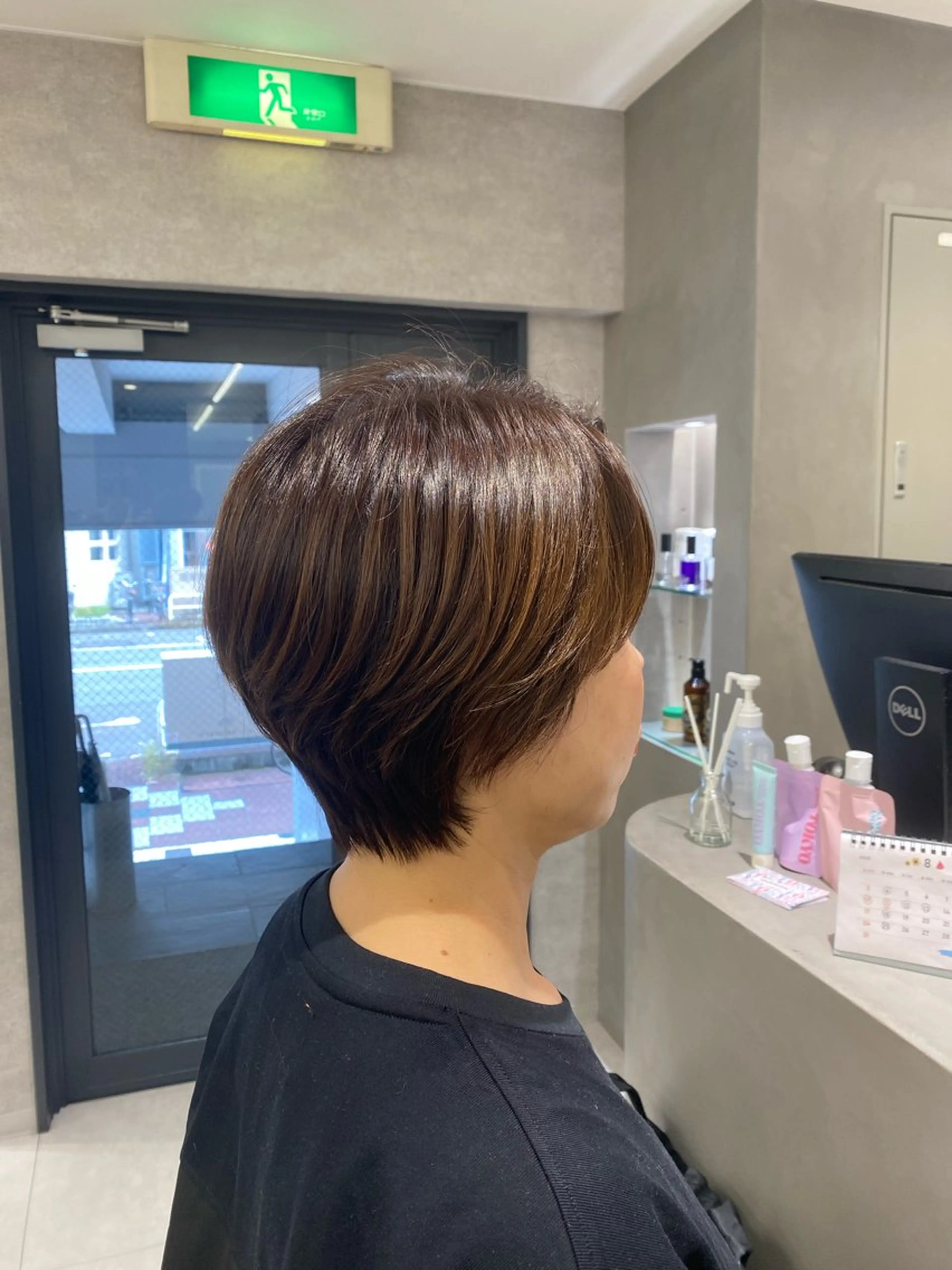 カット（毛先カット）＋ワンカラーの写真