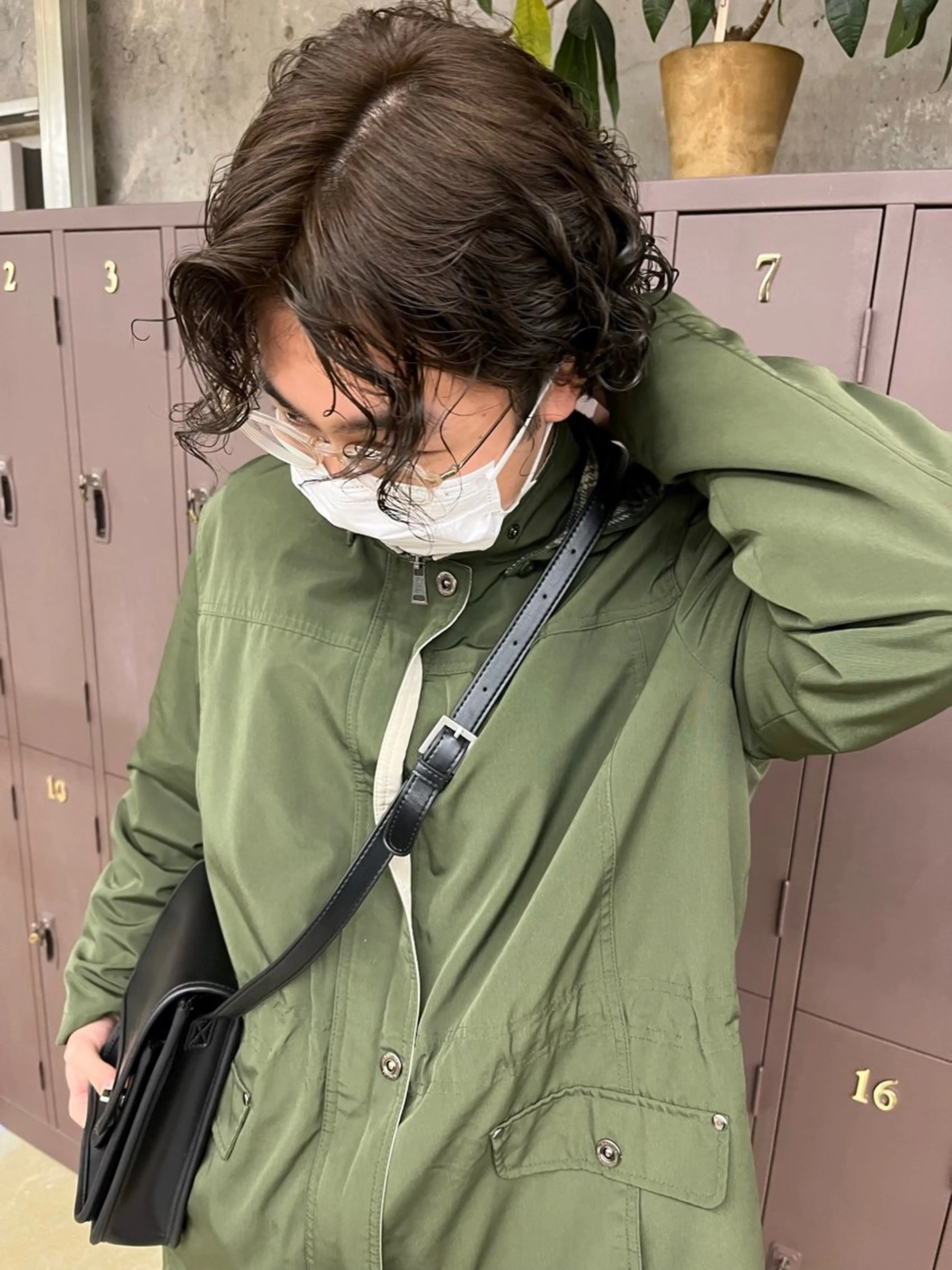 メンズフルコース♻️〈カット+カラー+パーマ+眉カット〉の写真