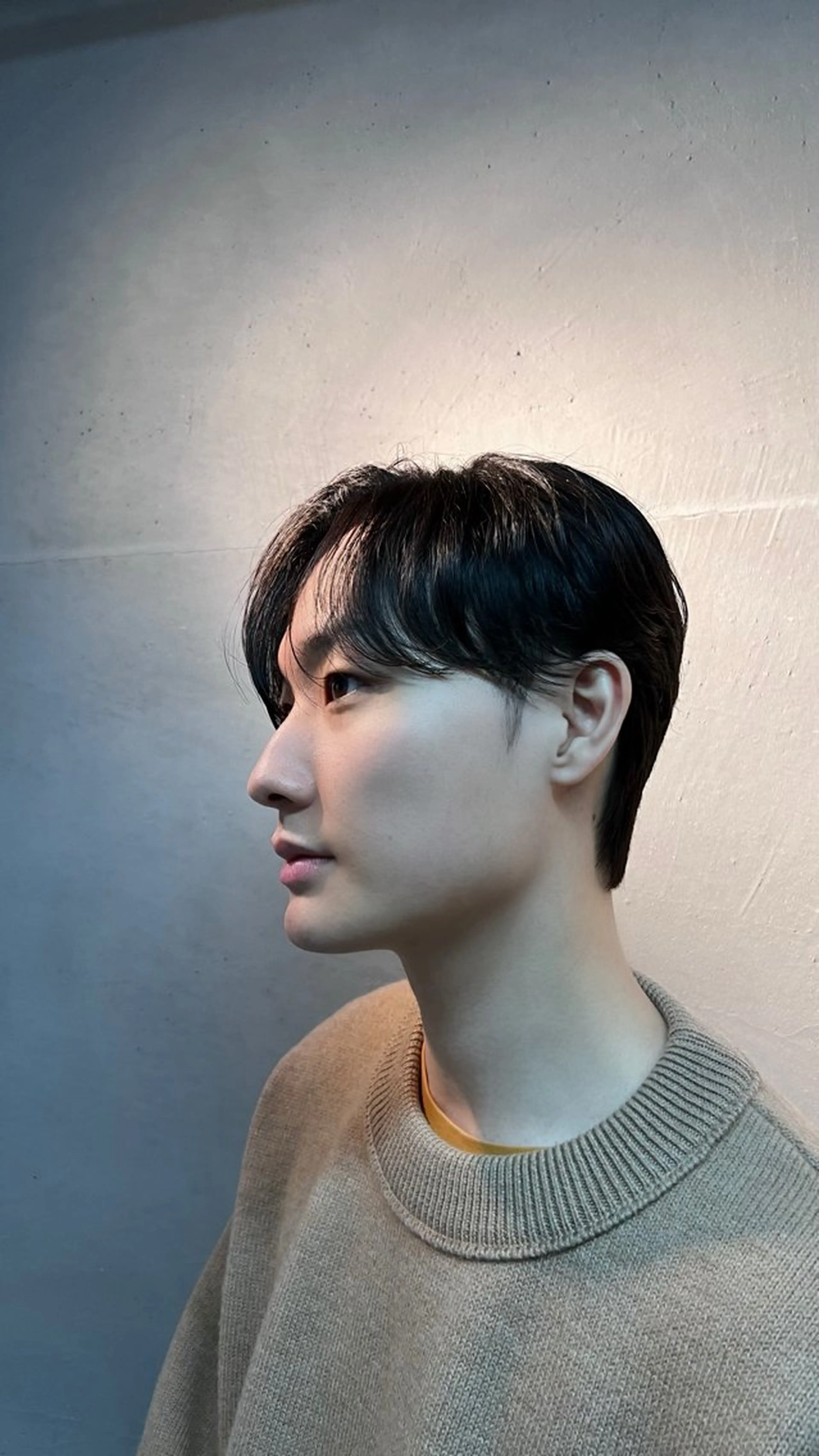 ショート パーマ メンズ センターパート 縮毛矯正 カット 縮毛矯正 Alo所属・💥メンズパーマ /表参道/モント💥のヘアスタイル