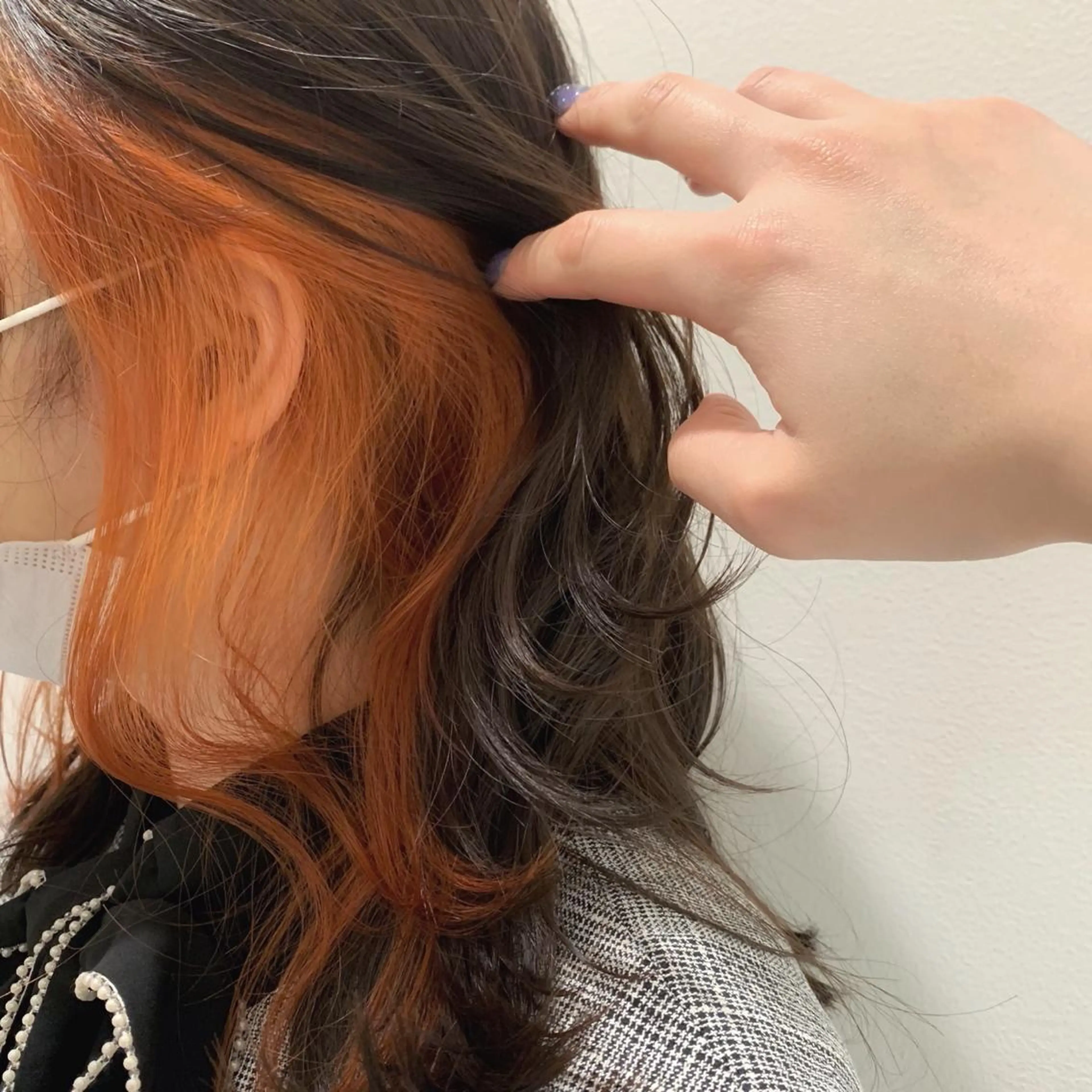 ミディアム カラー ヘアアレンジ 🍒暖色✖️レイヤー ／Haruna🍒のヘアスタイル