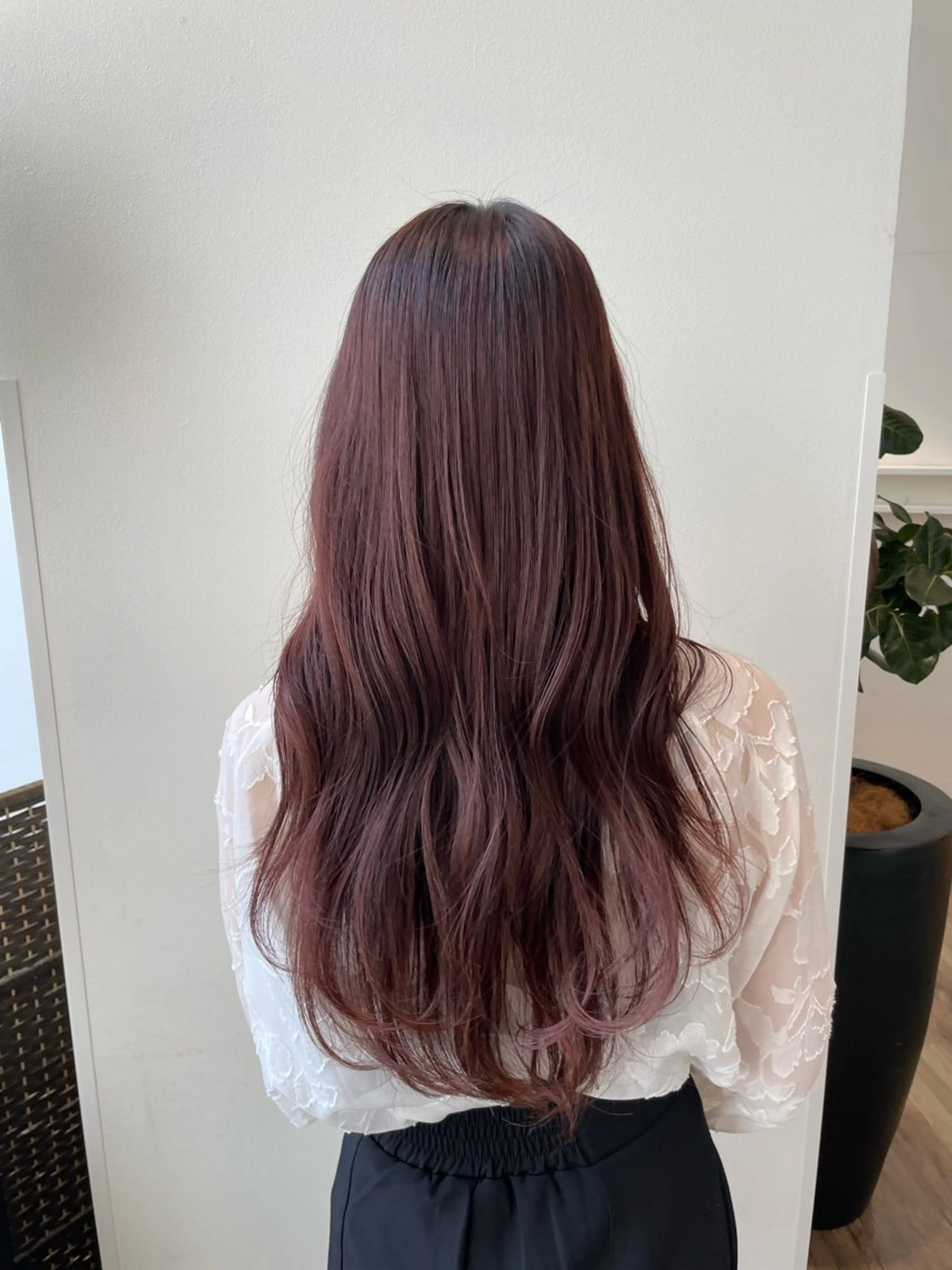 ロング カラー カット ヘアカラー トリートメント k-two✨たき艶感 カラー／美髪矯正のヘアスタイル