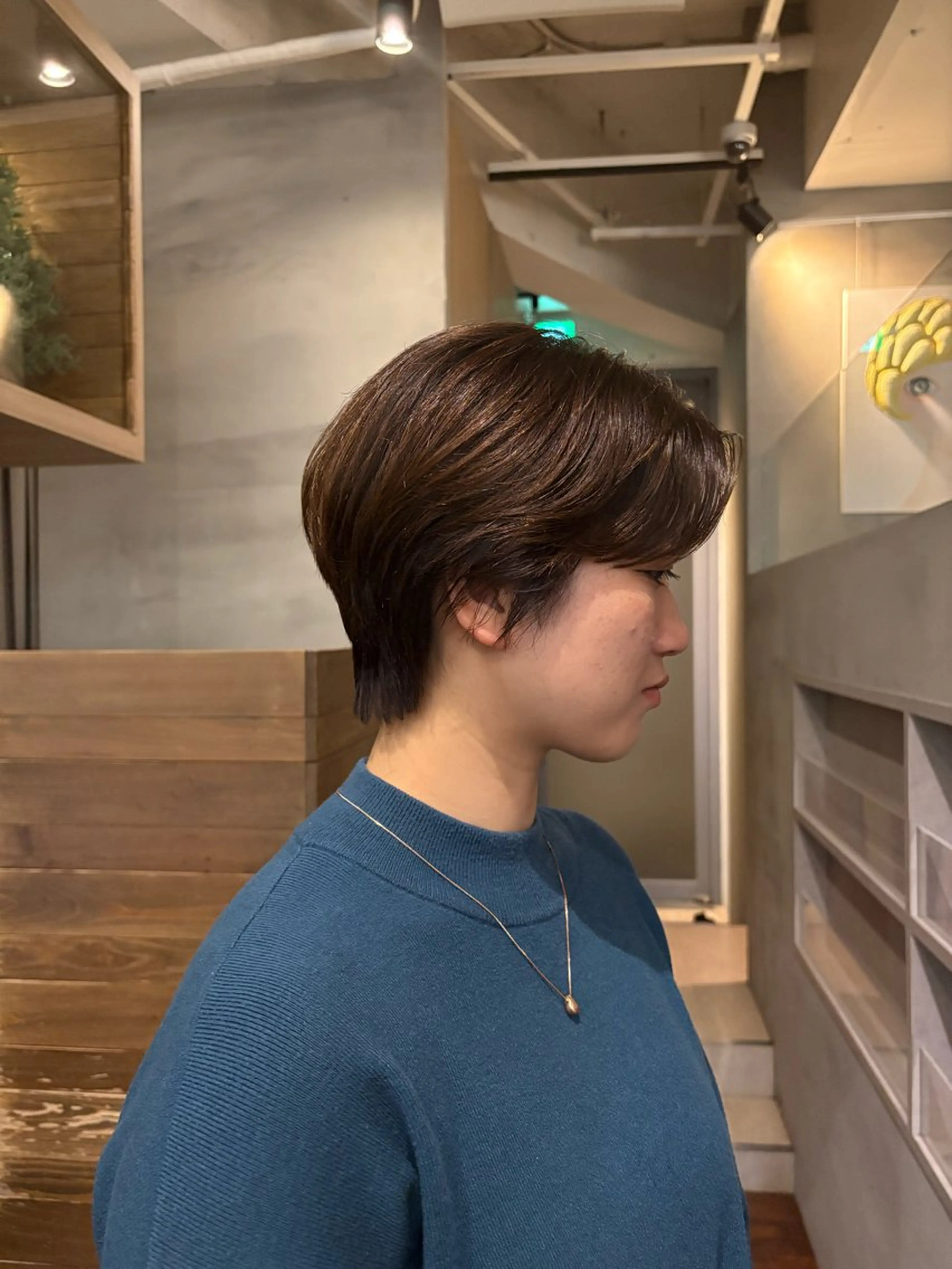 ショート カラー パーマ ハンサムショート ショートヘア hanaka aのヘアスタイル