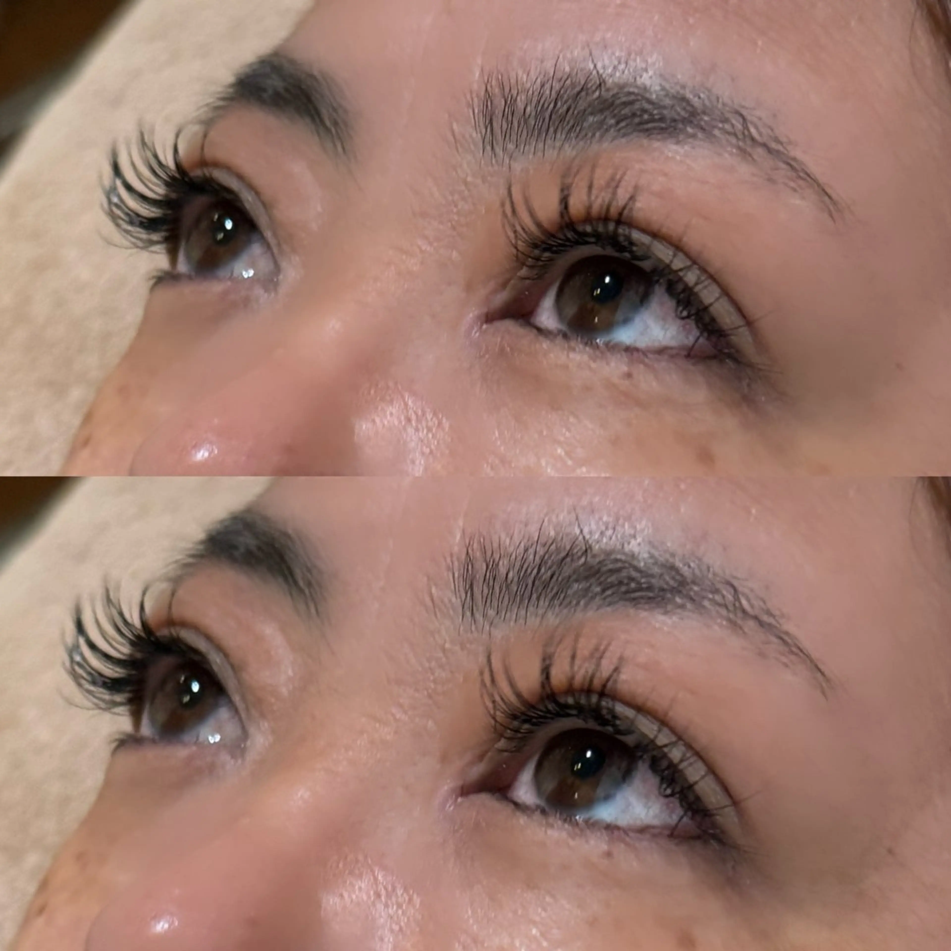 マツエク・マツパ Cカール キュート 透明感カラー/顔周り カット/レイヤーにかのヘアスタイル