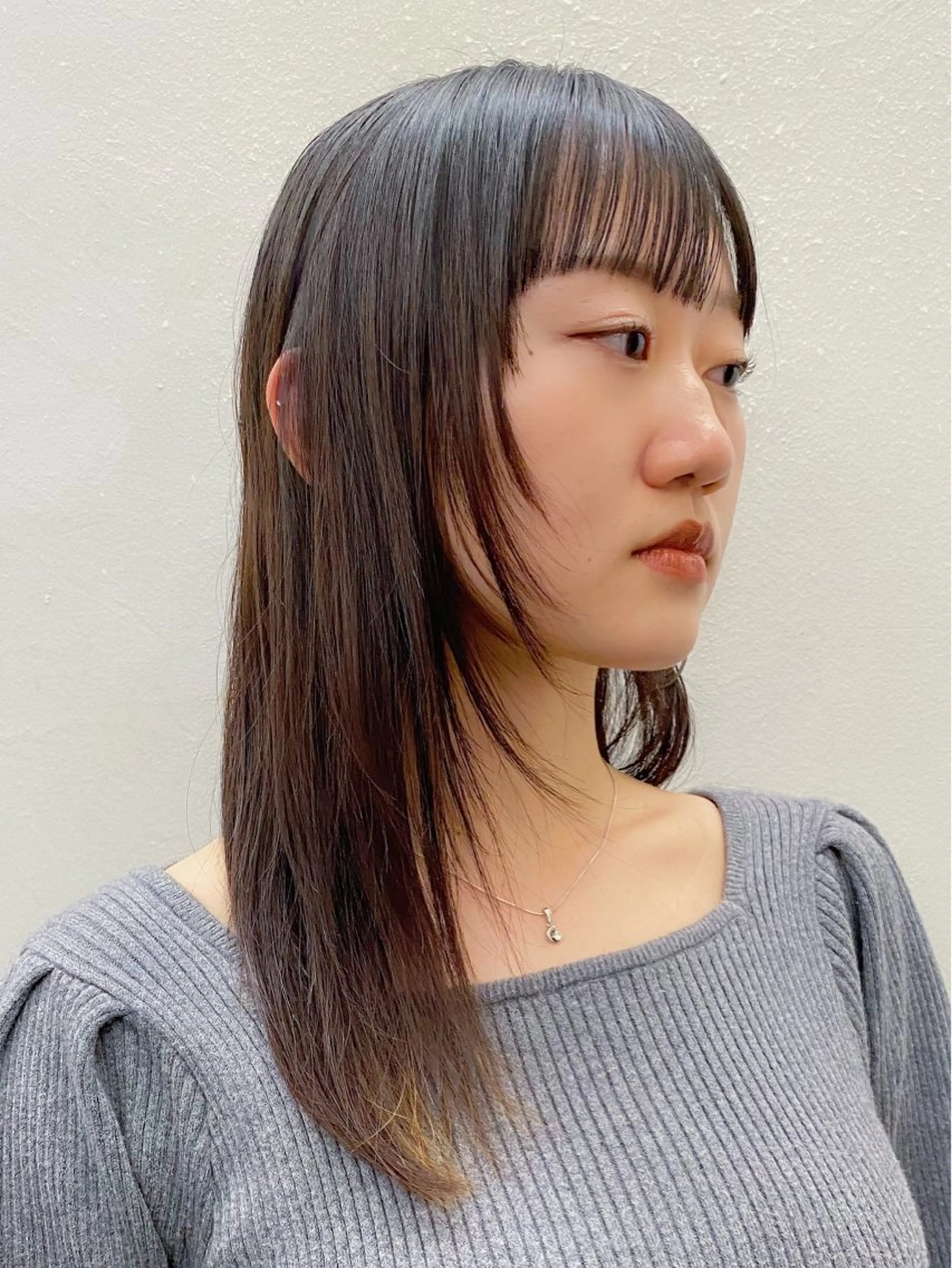 セミロング カラー Paddle所属・似合わせレイヤー/ レイヤーパーマ/高倉のヘアスタイル