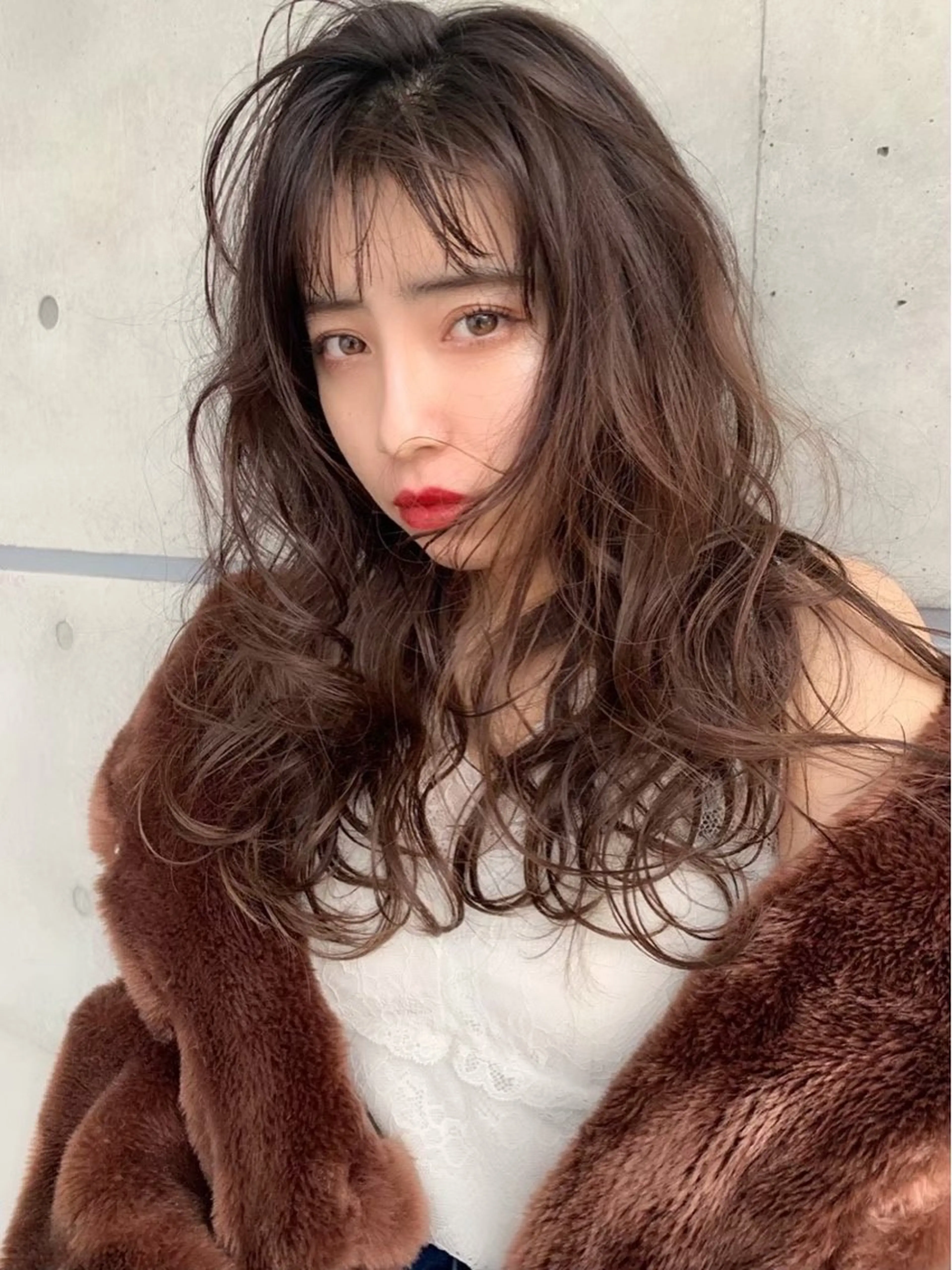 ロング ヘアカラー 大人上品🤍明るめ ベージュ🤍REOのヘアスタイル
