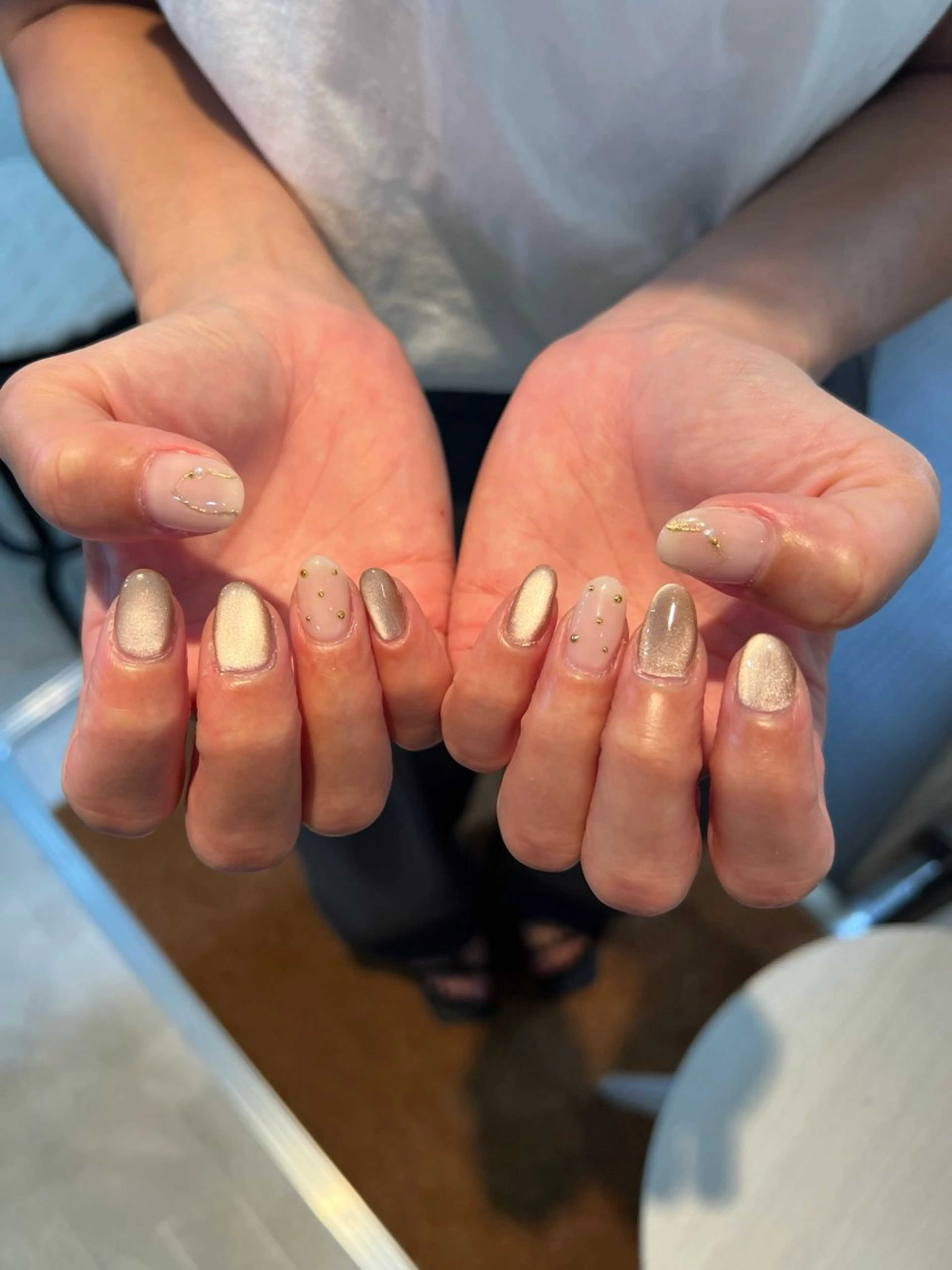ネイル アートネイル ニュアンスネイル Free's nail　Sakiのネイルデザイン