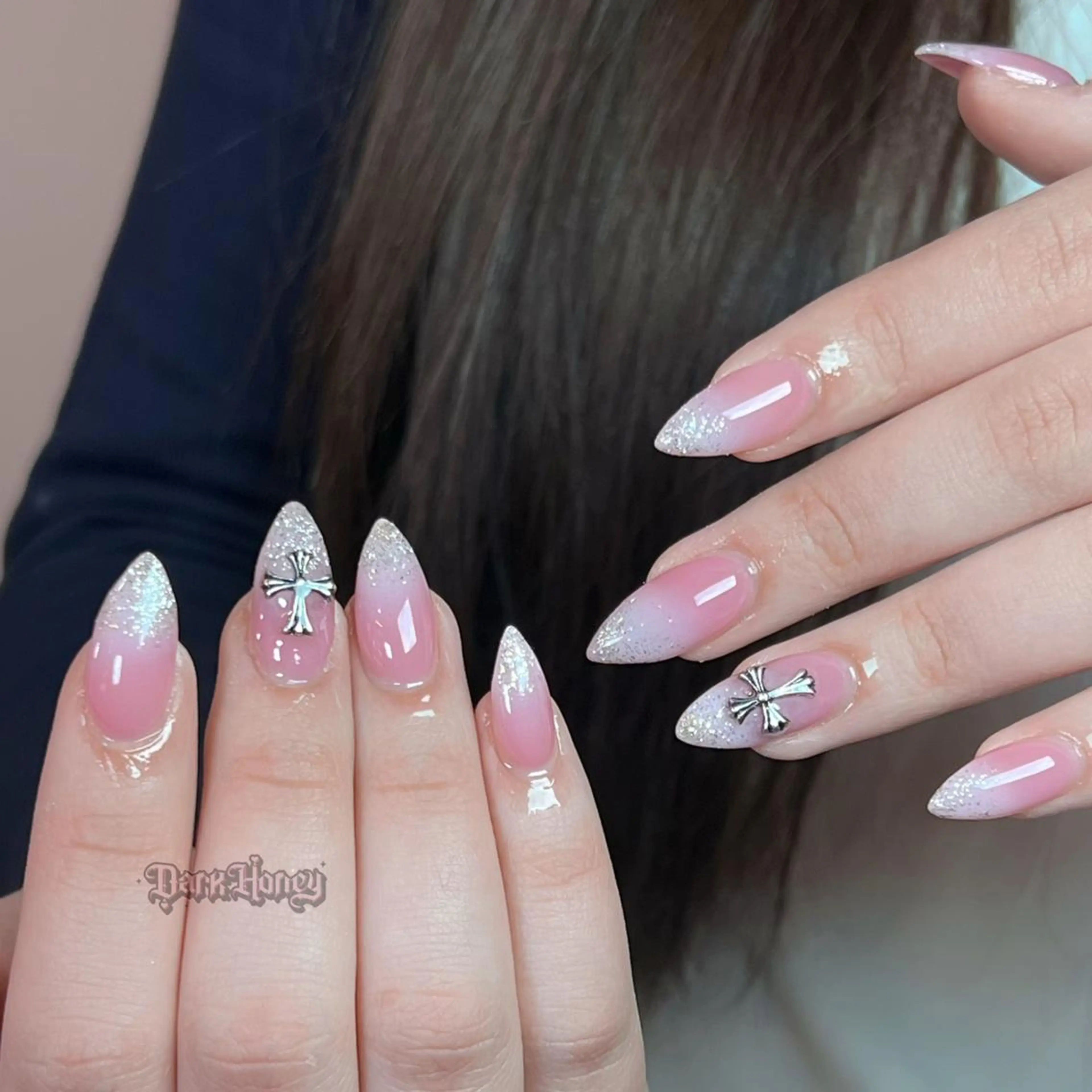 ネイル ハンドネイル Dark Honey nozomiのネイルデザイン