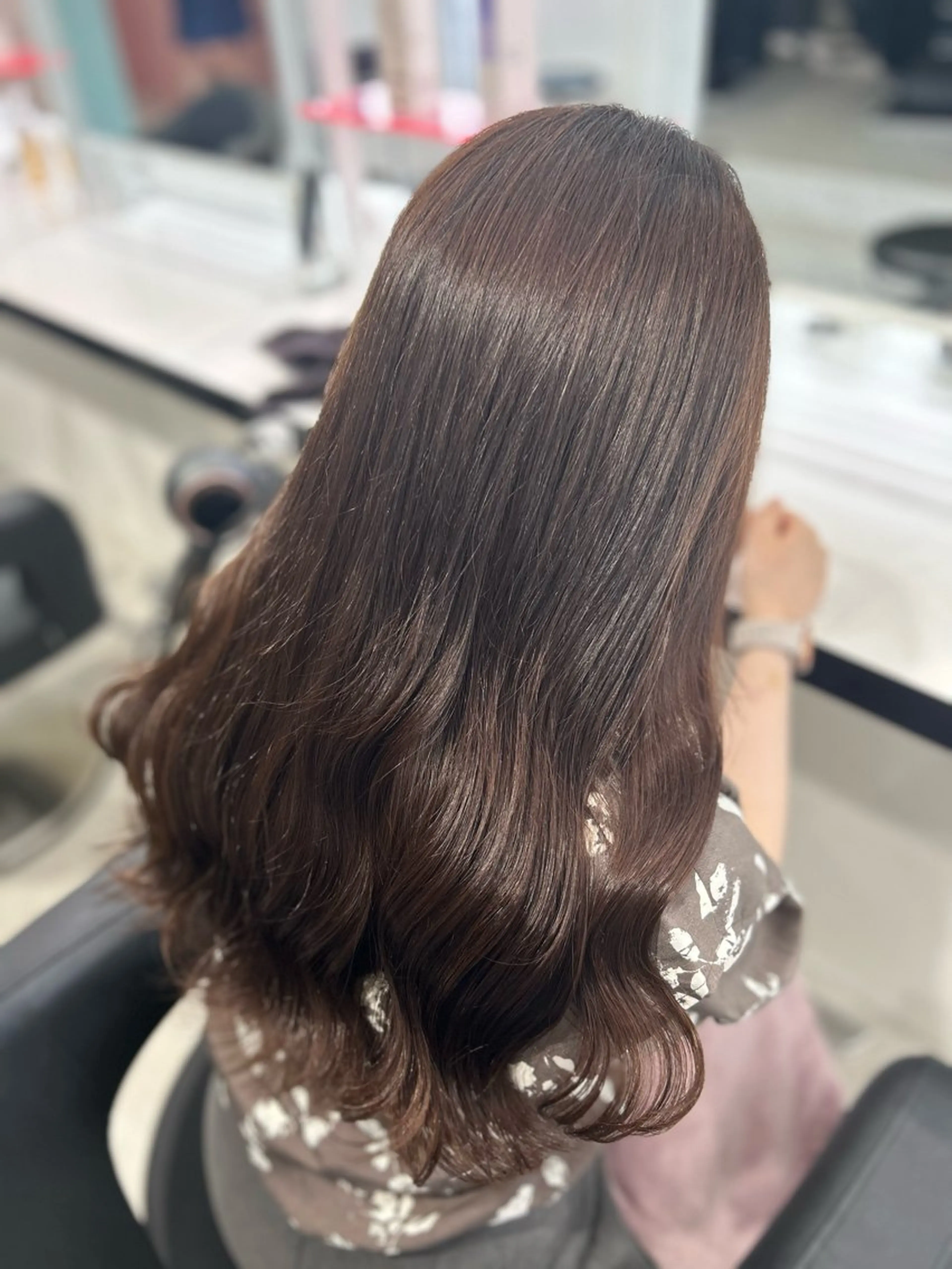 ロング 韓国レディヘア🤍 暗髪🤍miraiのヘアスタイル