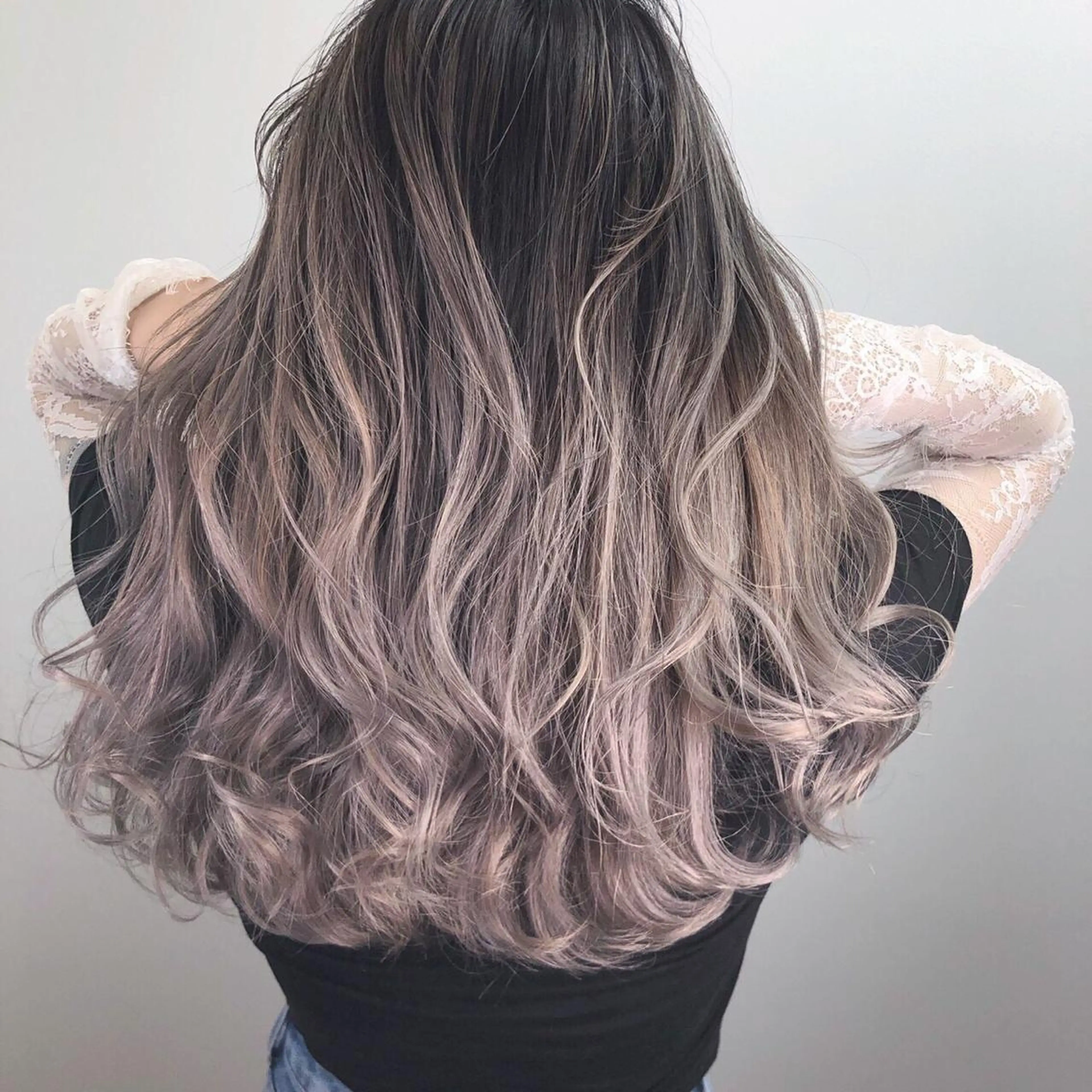 ロング カラー カット ヘアカラー トリートメント Lien 深井店のヘアスタイル