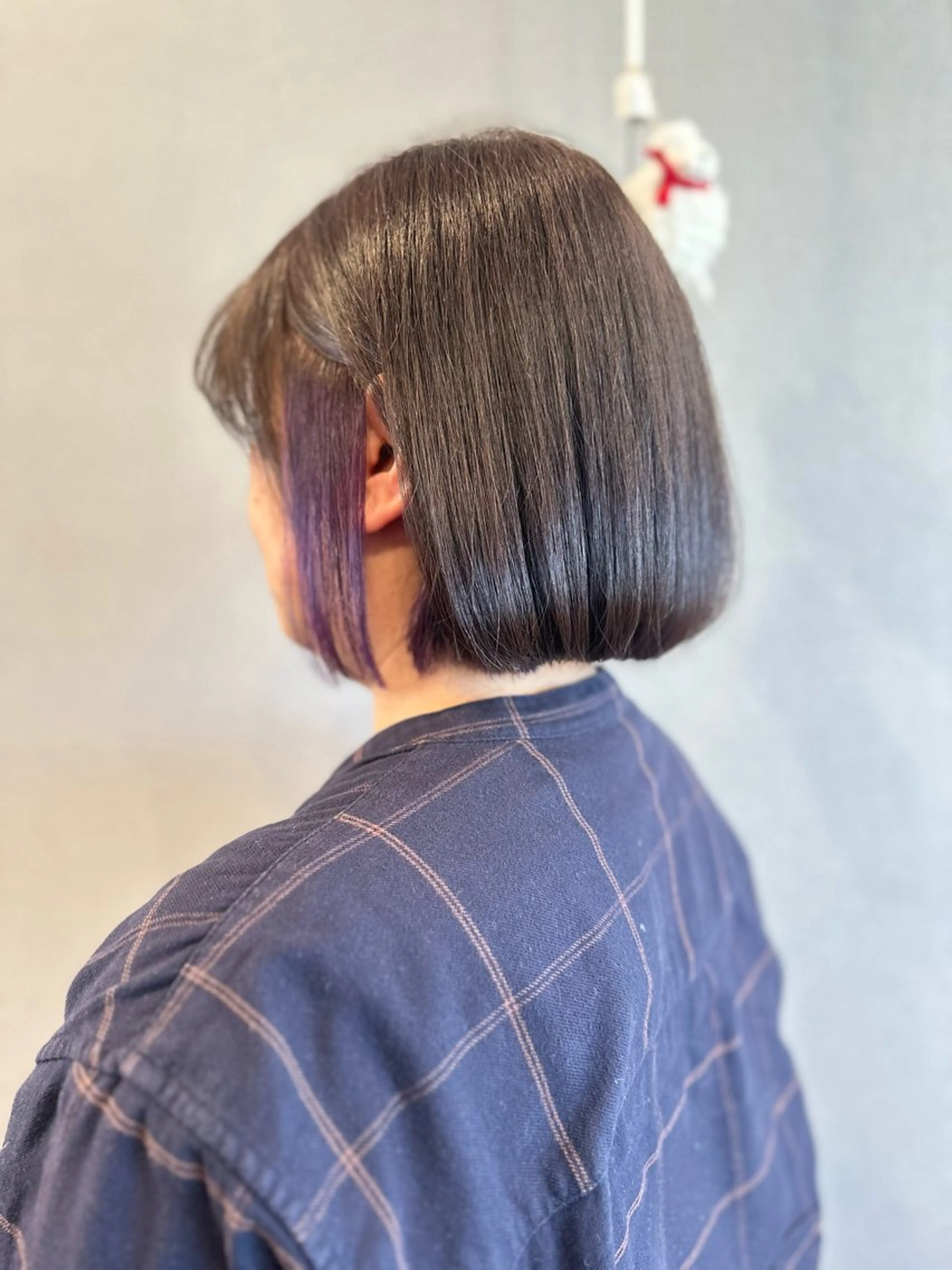 ミディアム カラー カット ヘアカラー トリートメント K Harukaのヘアスタイル
