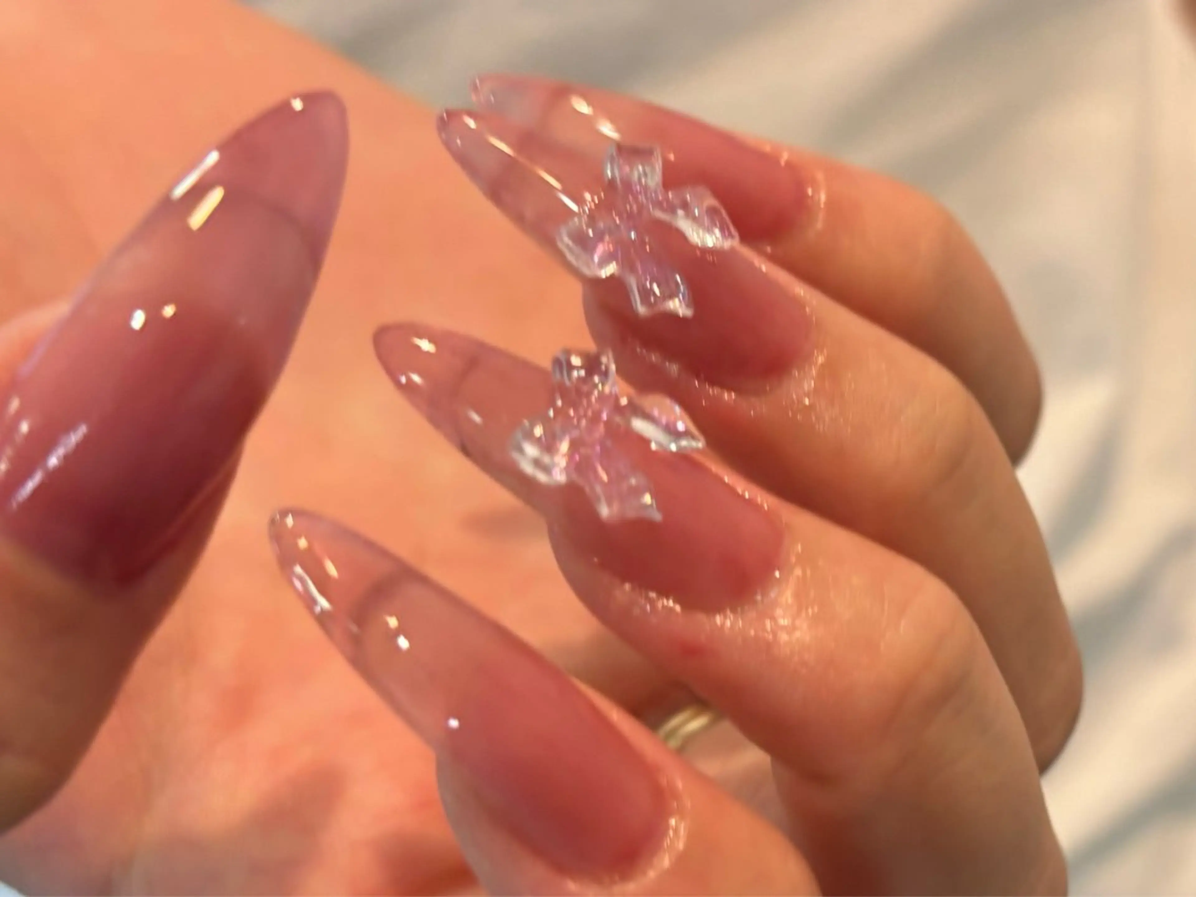 ネイル ピンク charme nailのネイルデザイン