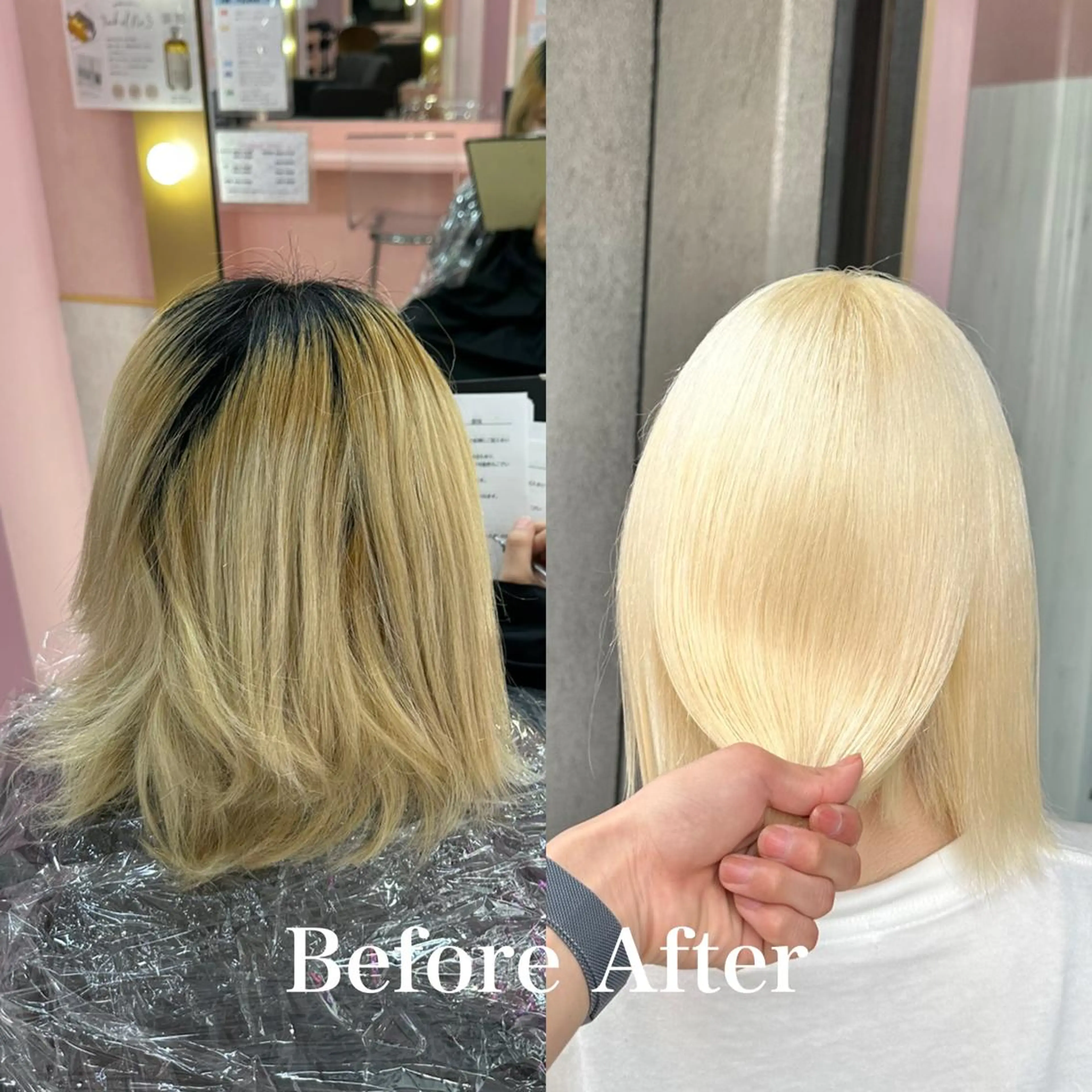 ロング カラー 抜きっぱなしブロンド 🪞ダメージレス艶 🪞れいのヘアスタイル