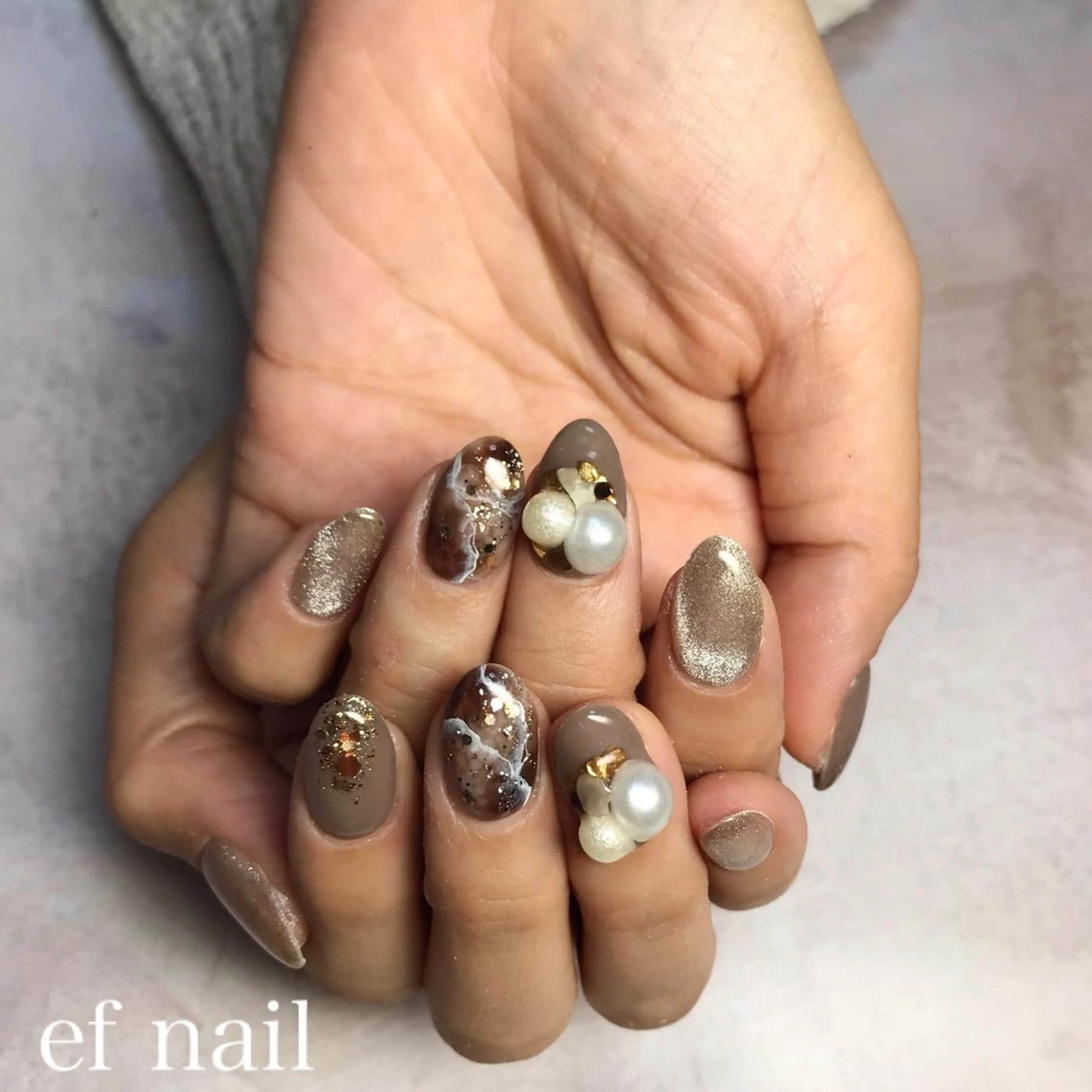 ネイル ハンドネイル ef nailのネイルデザイン