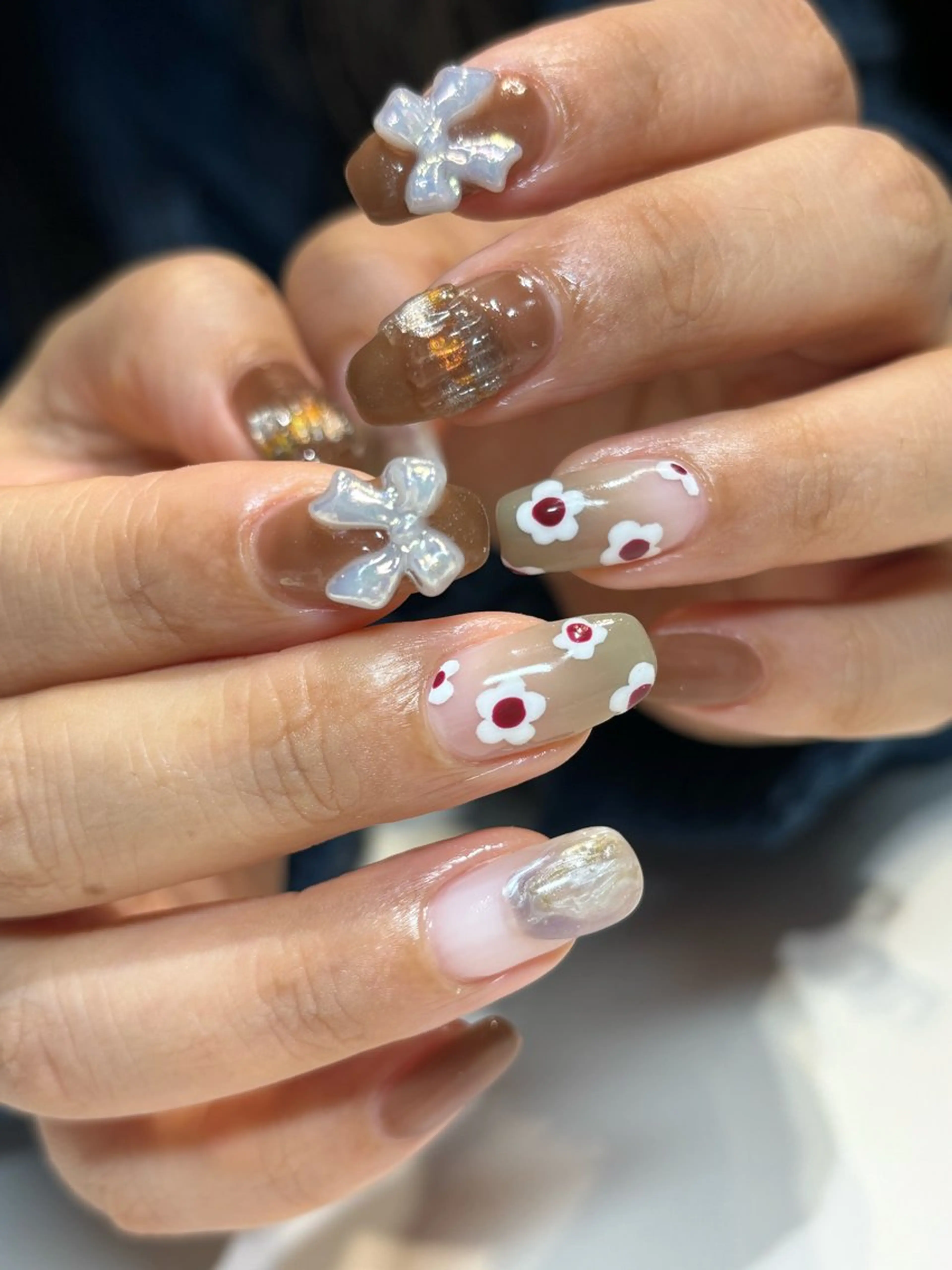 ネイル フットネイル フレンチネイル ジェルネイル グラデーション マグネットネイル ハンドネイル ヘアー.ネイル二刀流 misa🫧のヘアスタイル