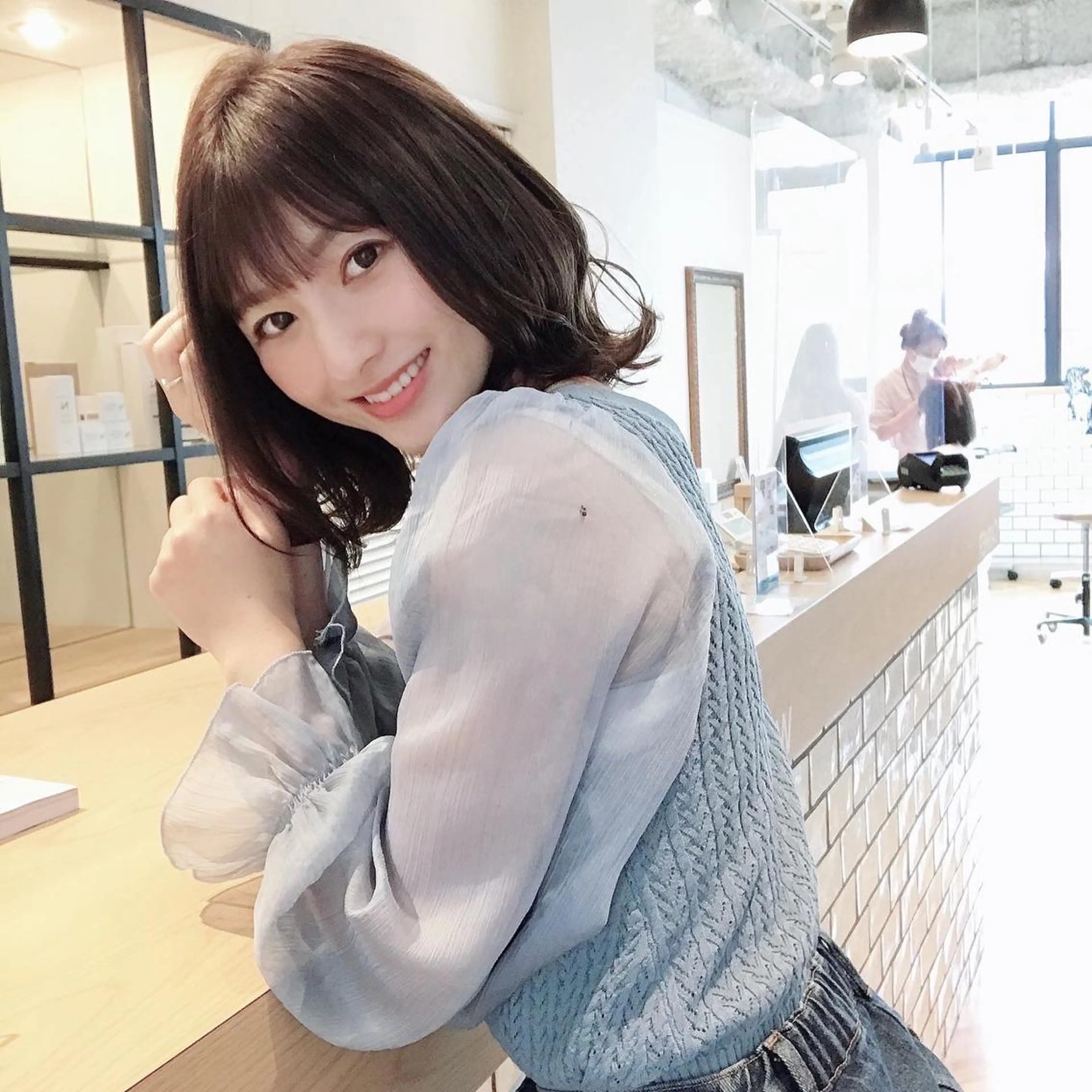ミディアム カット ヘアカラー トリートメント ヘッドスパ 佐藤優太朗 似合わせ/髪質改善のヘアスタイル