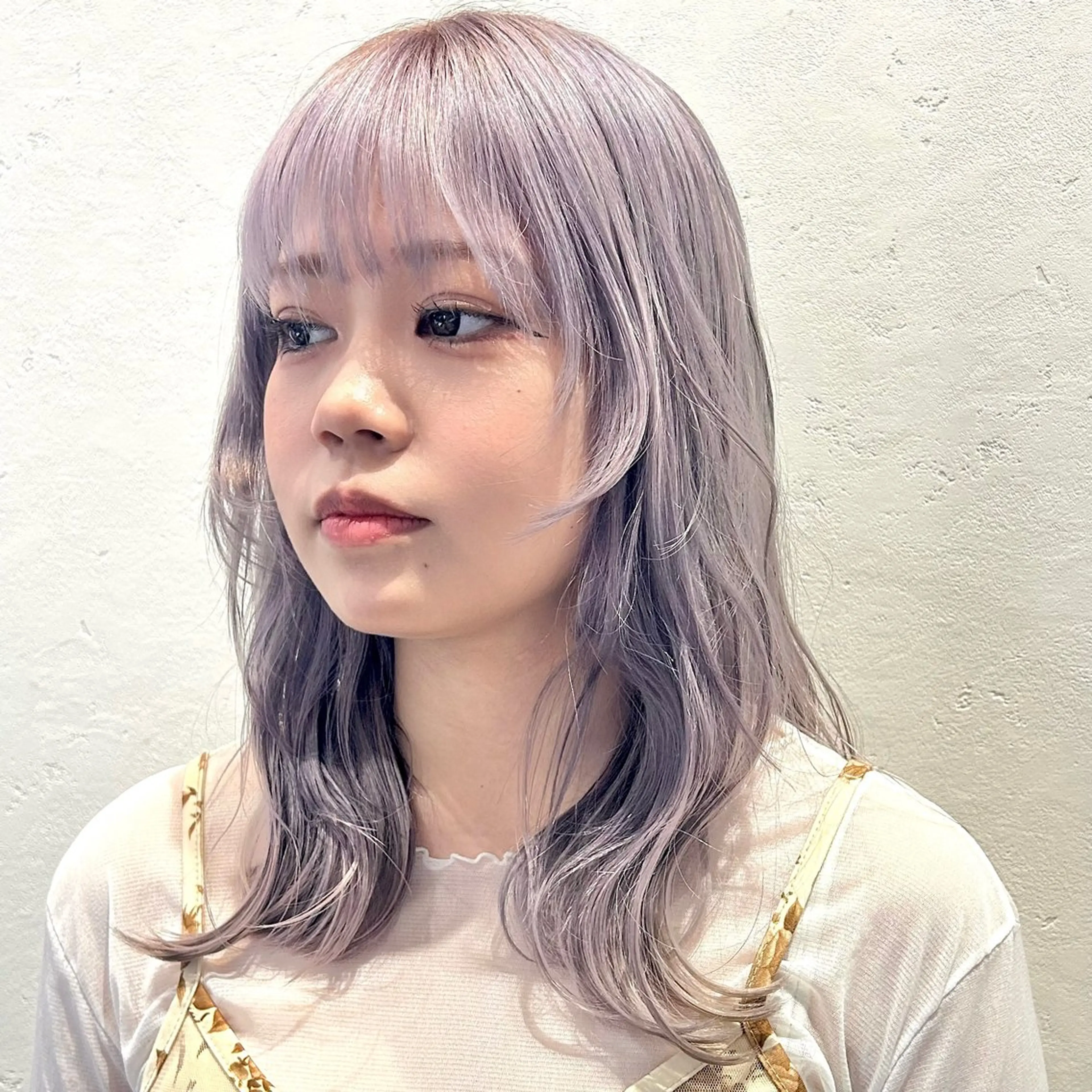 セミロング カラー ヘアカラー トリートメント 🍒中川葵久美🍒 メンズ/パーマのヘアスタイル