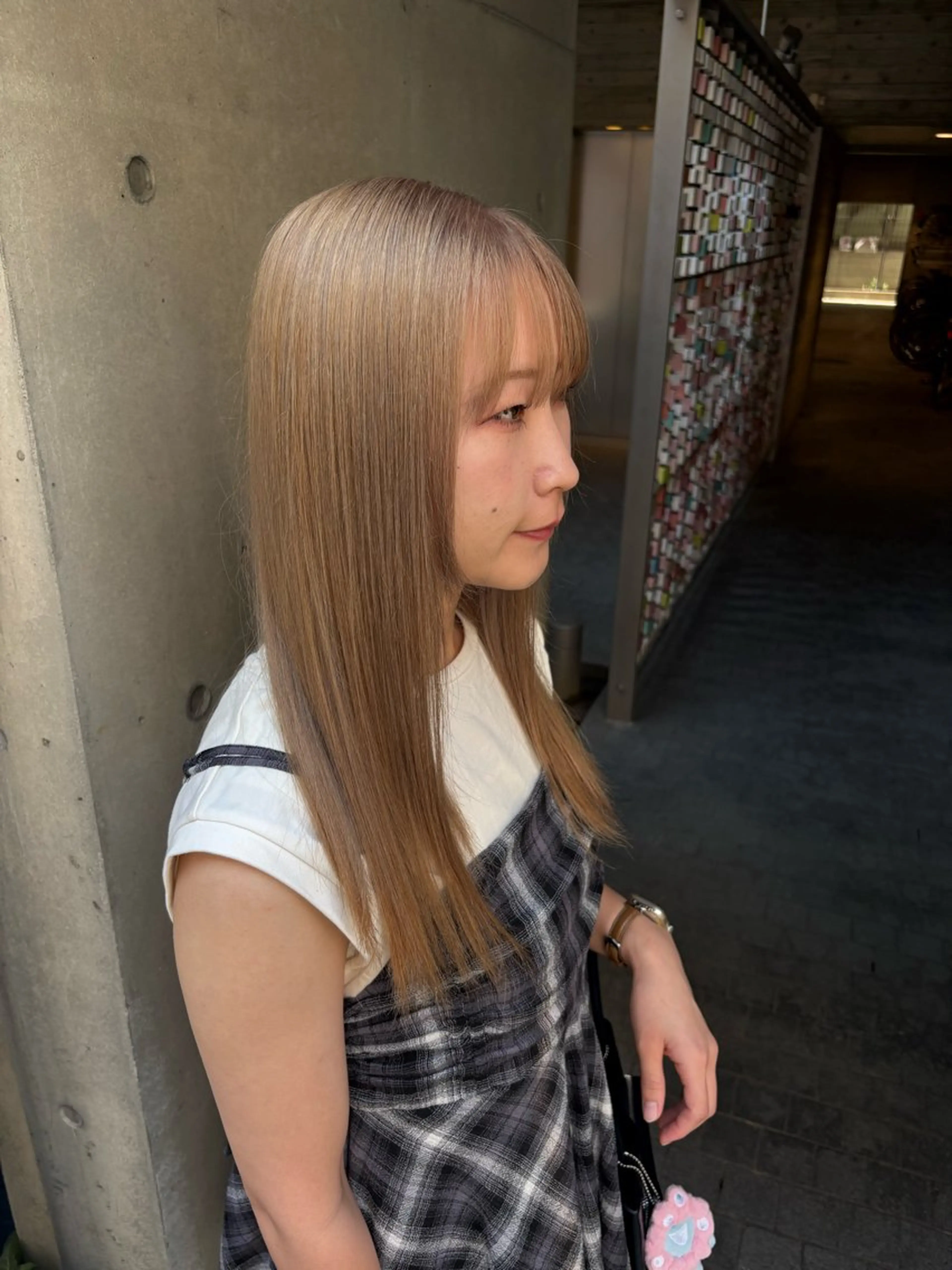 ブリーチリタッチ+オンカラー+ケアプロアイロン付き✨️の写真