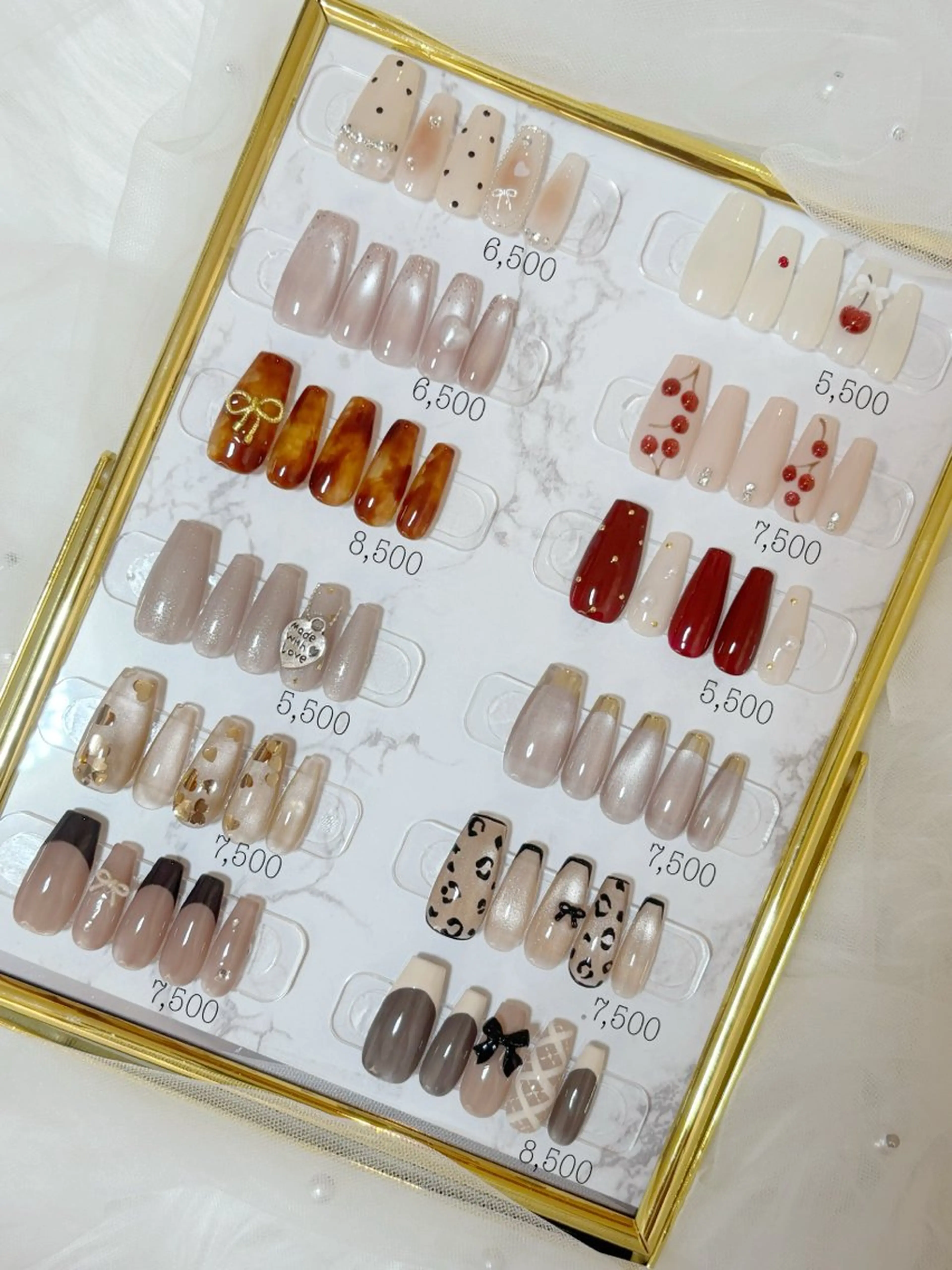 ネイル べっ甲ネイル ボルドー フレンチネイル ジェルネイル 韓国ネイル ハンドネイル YM nailのネイルデザイン