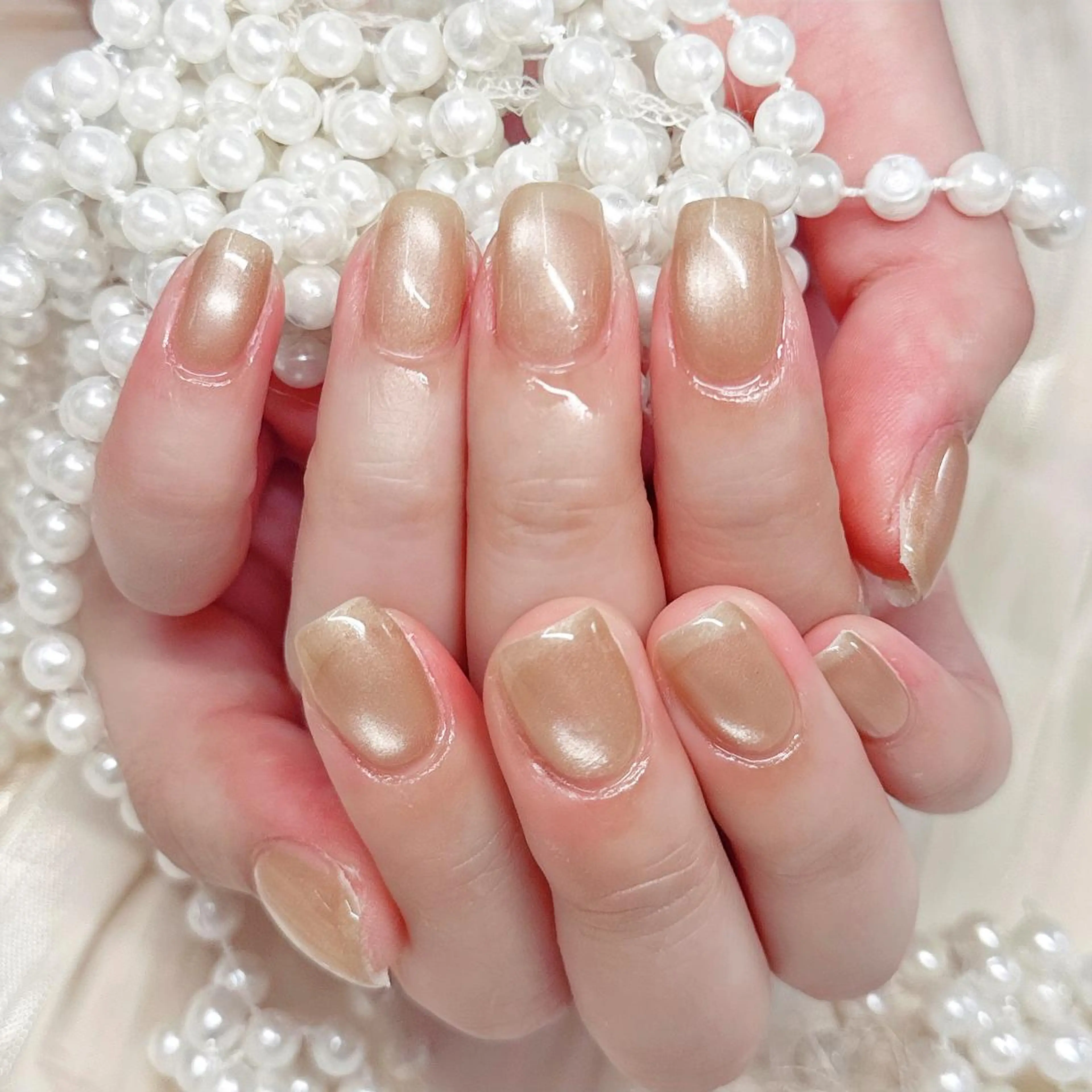 Hand🌟初回ソフトジェルオフ無料ケア込み⭐️大人気マグネットワンカラー🧲の写真