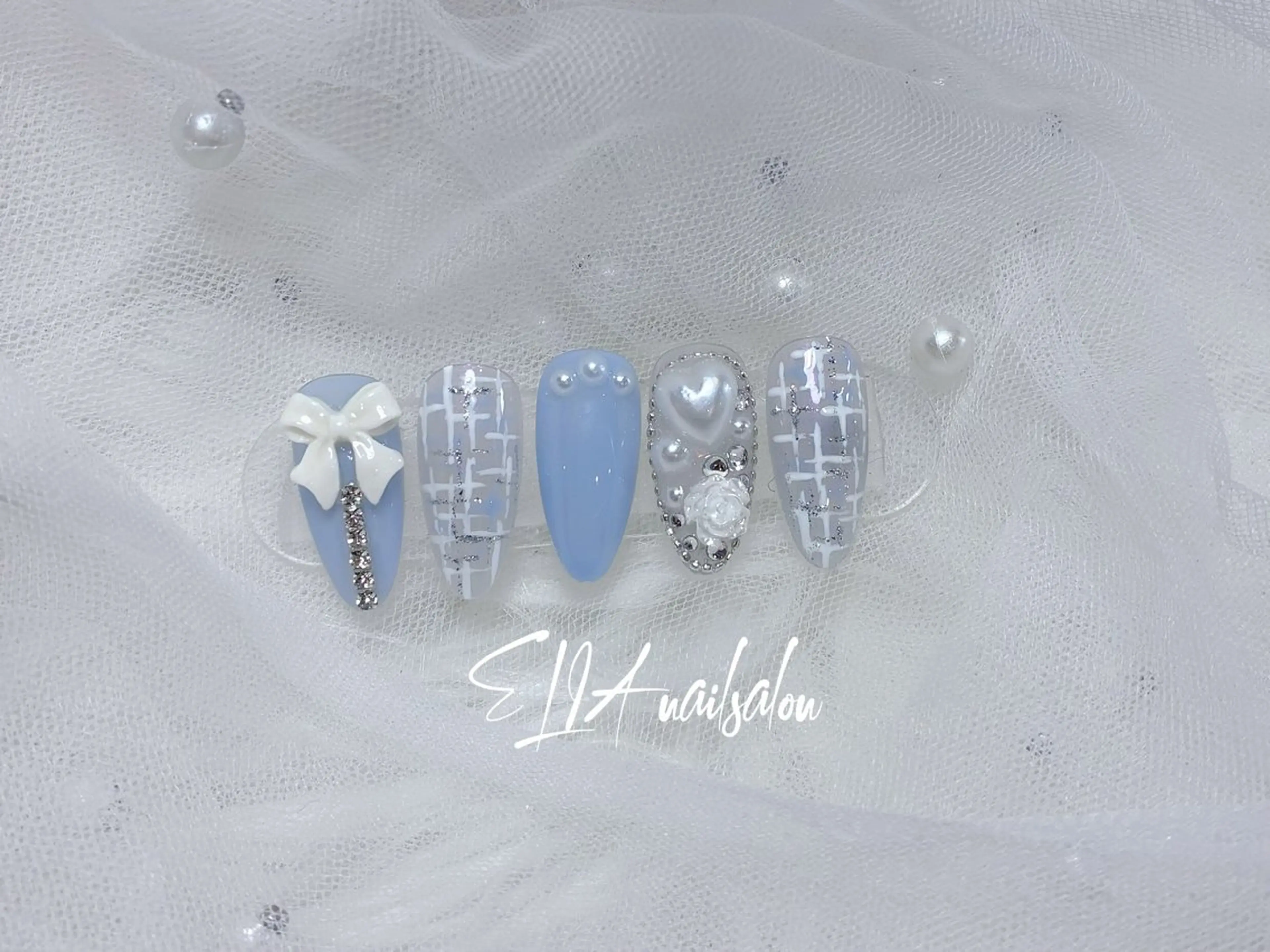 ミディアム ハンドネイル ELIA【エリア】 nailsalonのネイルデザイン