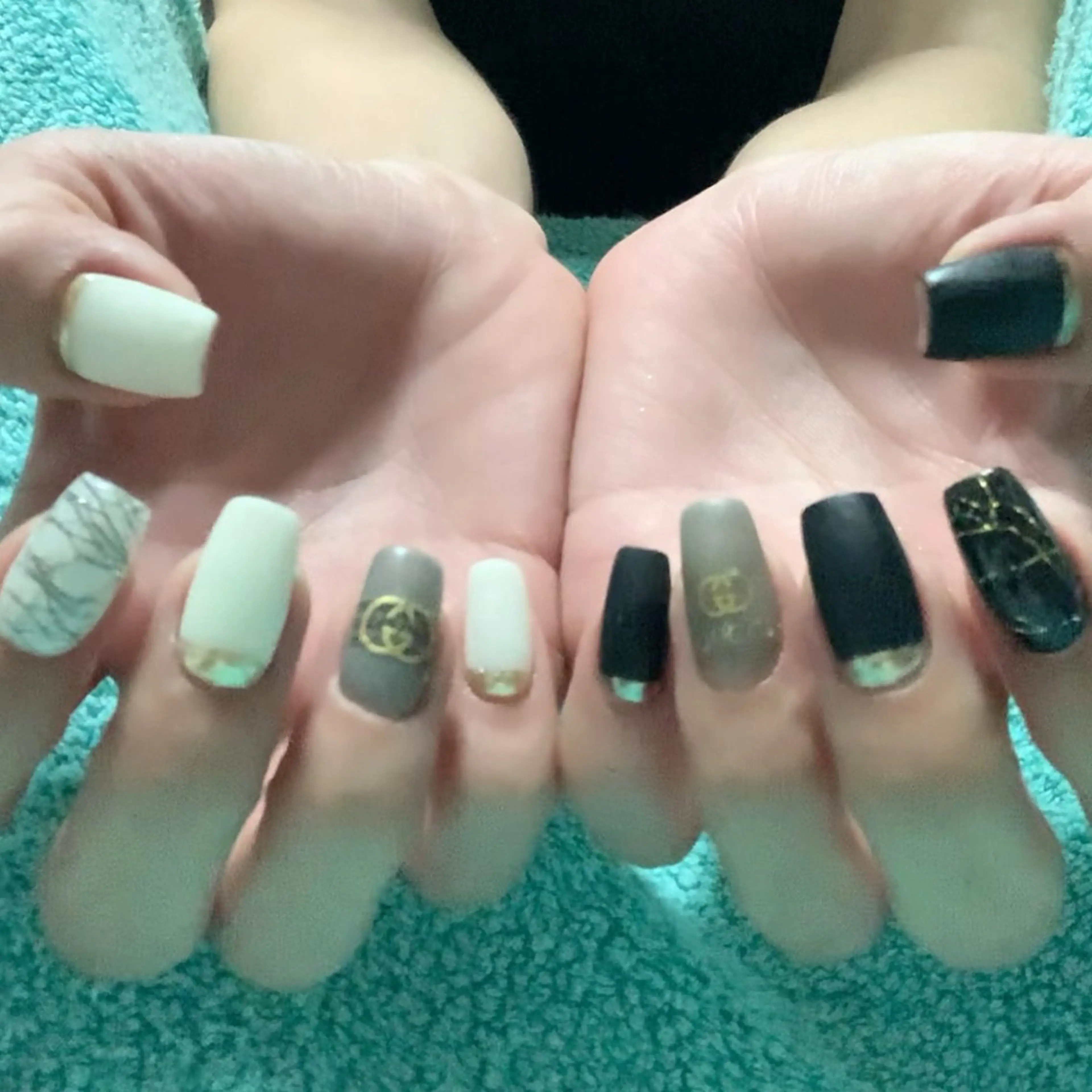 ネイル マットネイル ハンドネイル フットネイル MHR nailのネイルデザイン