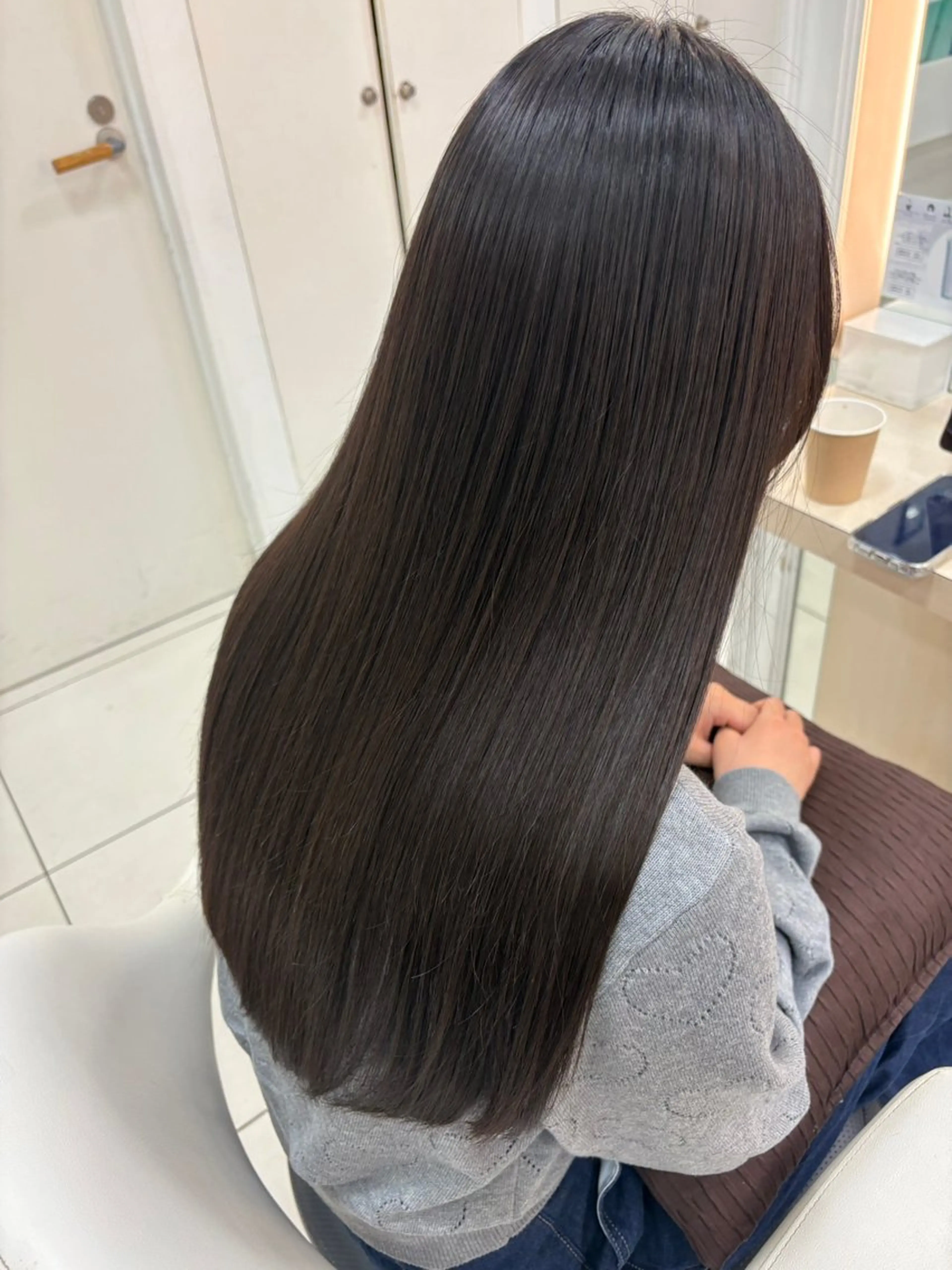 ロング パーマ ショートボブ ボブ ハイライト 髪質改善 レイヤーカット 縮毛矯正 トリートメント 髪質改善/艶カラー/ メンズパーマ/鈴木のヘアスタイル