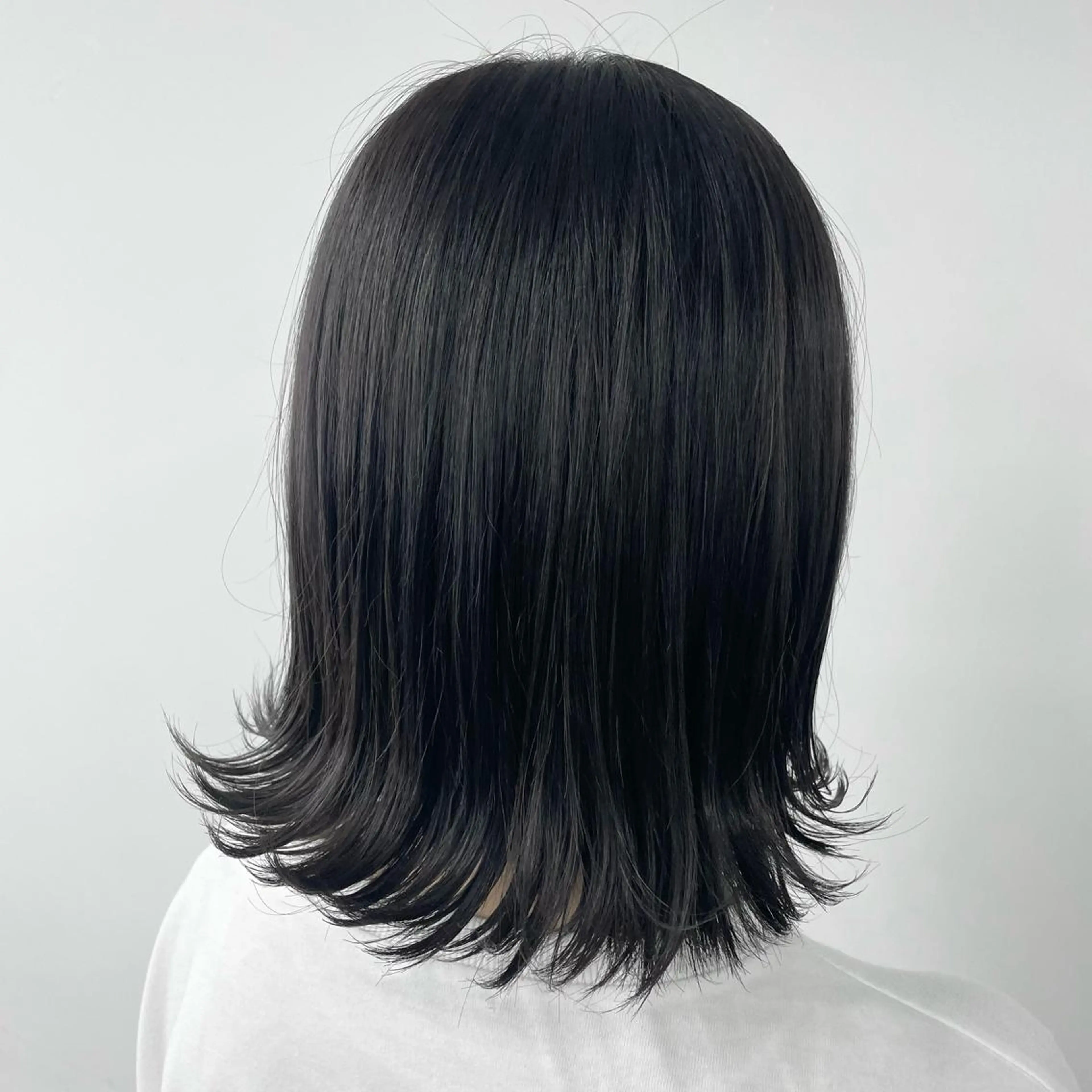カラー TJ天気予報 鈴木優月のヘアスタイル