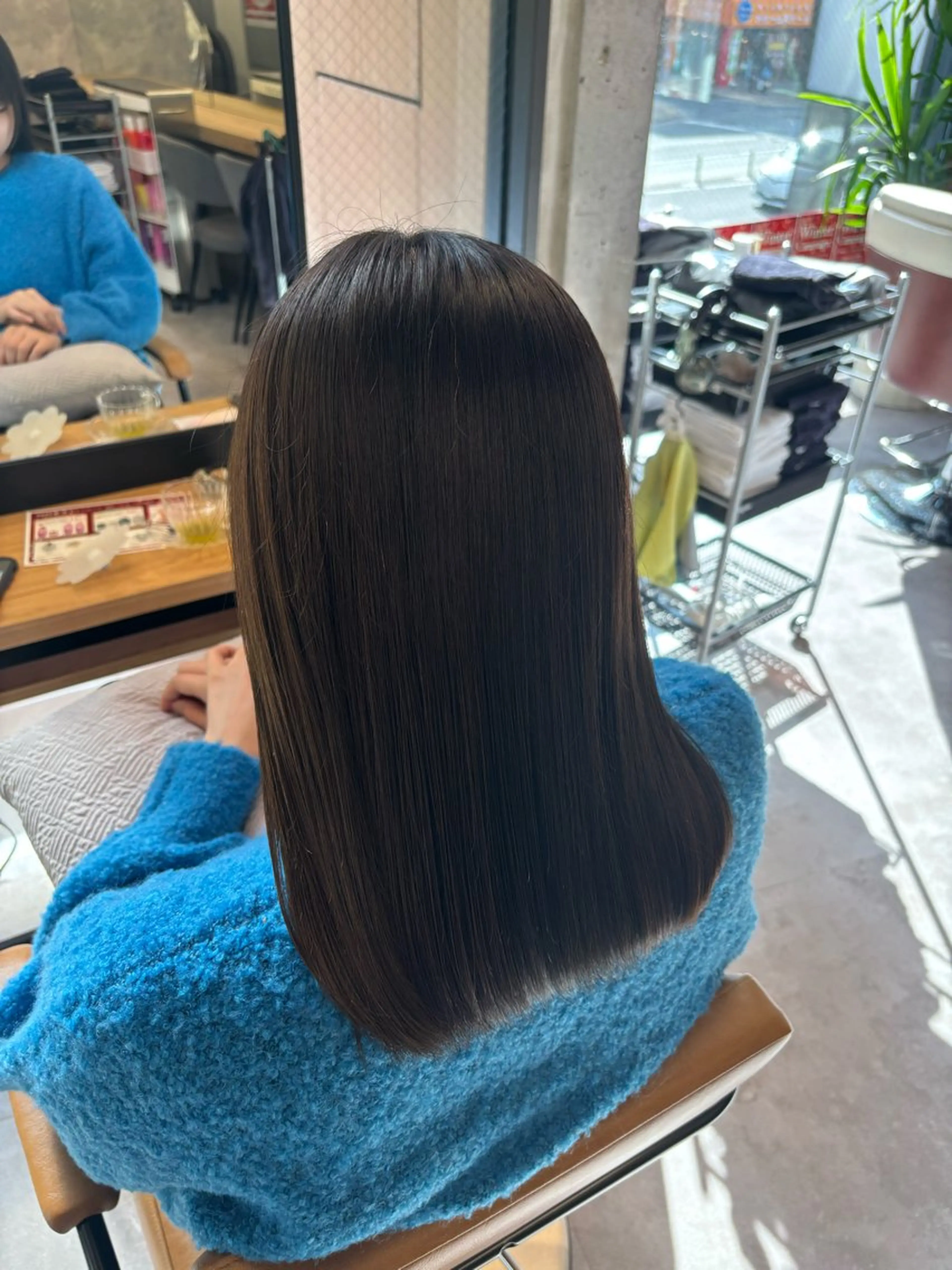 ミディアム ヘアカラー ユイナ カラーモデル大募集のヘアスタイル