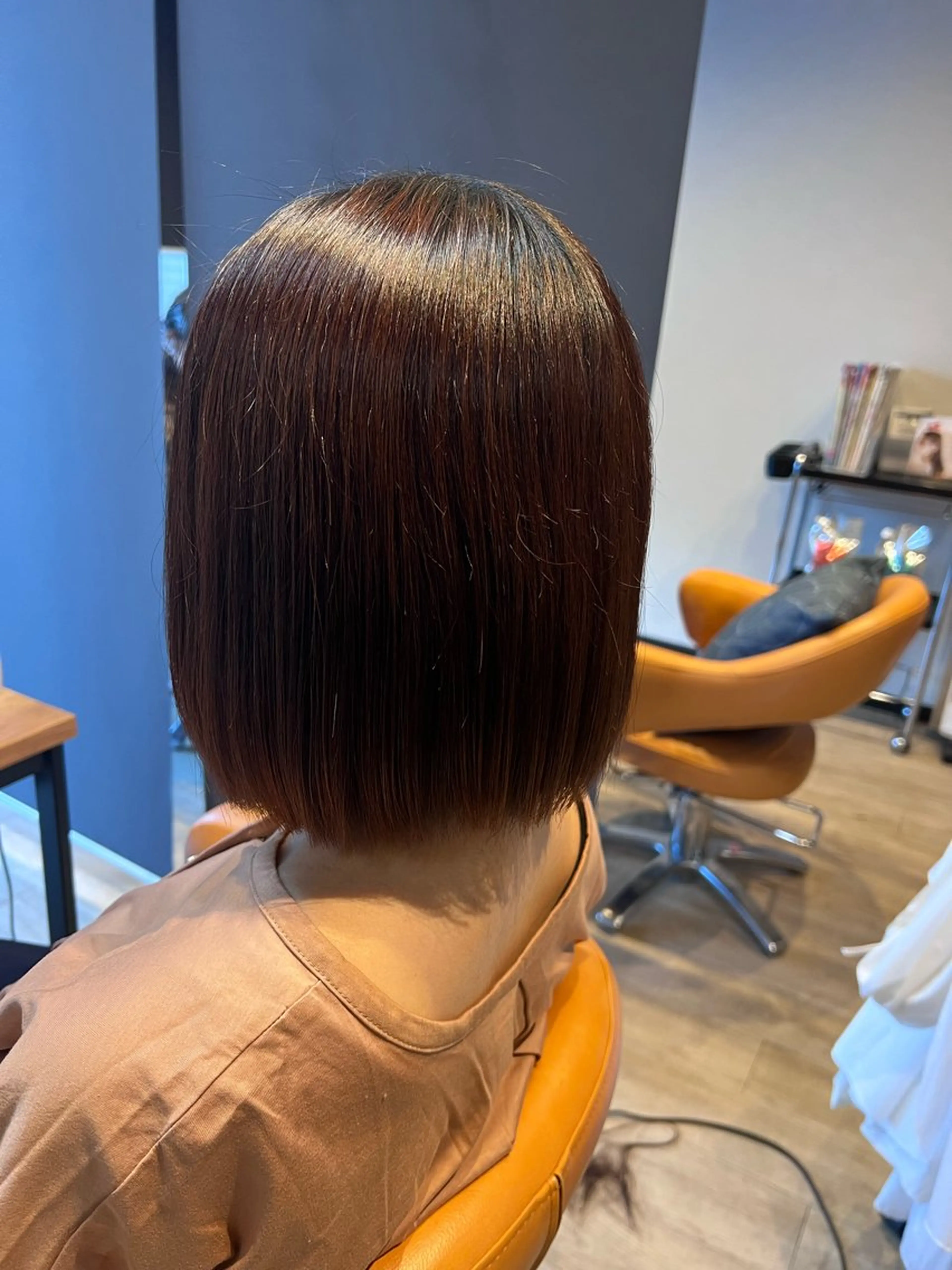 ミディアム ボブ カット カットモデル 募集中💞栗林 悠のヘアスタイル