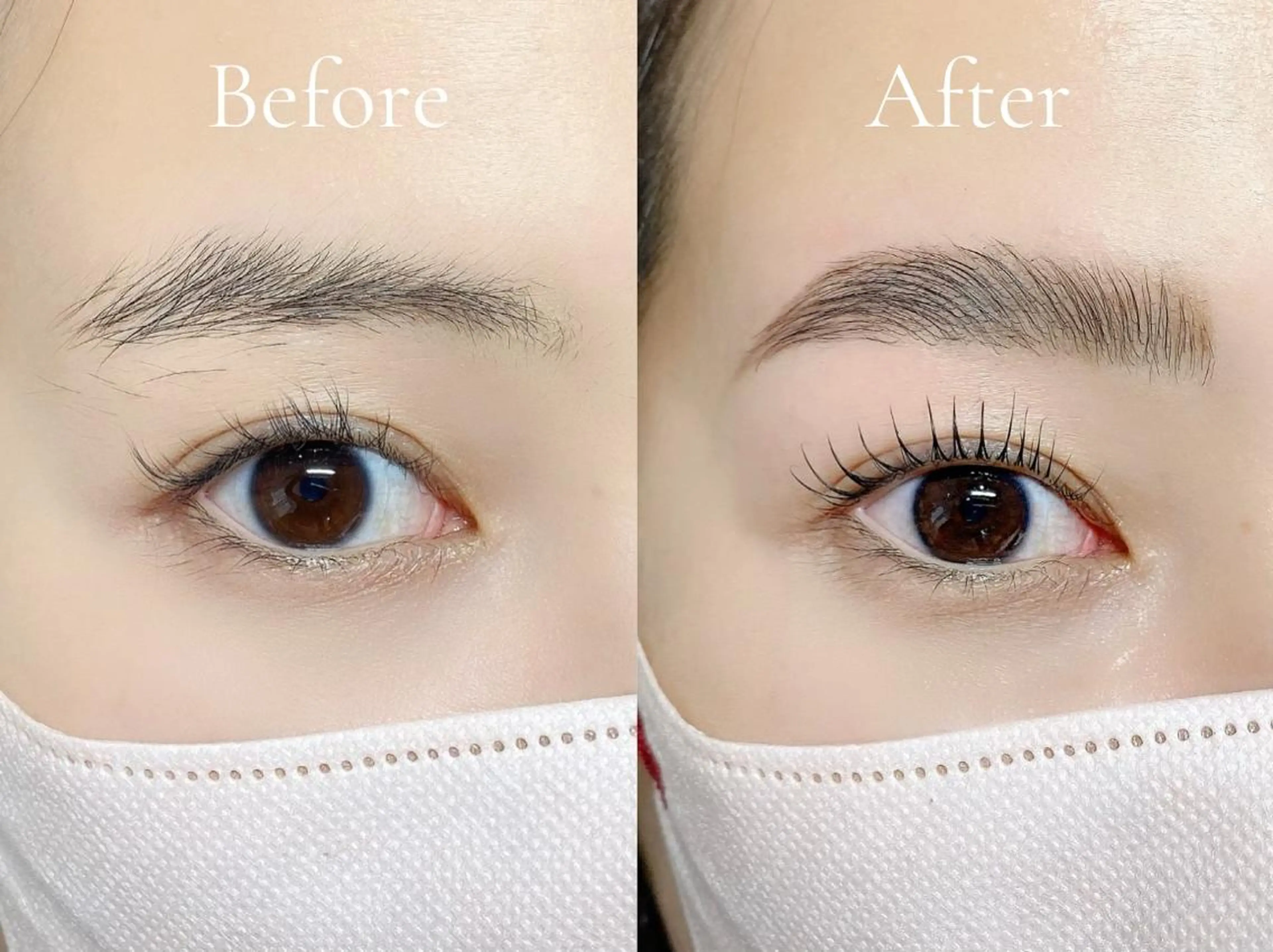 アイブロウ ハリウッドブロウリフト メンズアイブロウ 眉毛ワックス脱毛 眉毛とまつ毛パーマ 🌿Cil 中崎町のマツエク・マツパデザイン