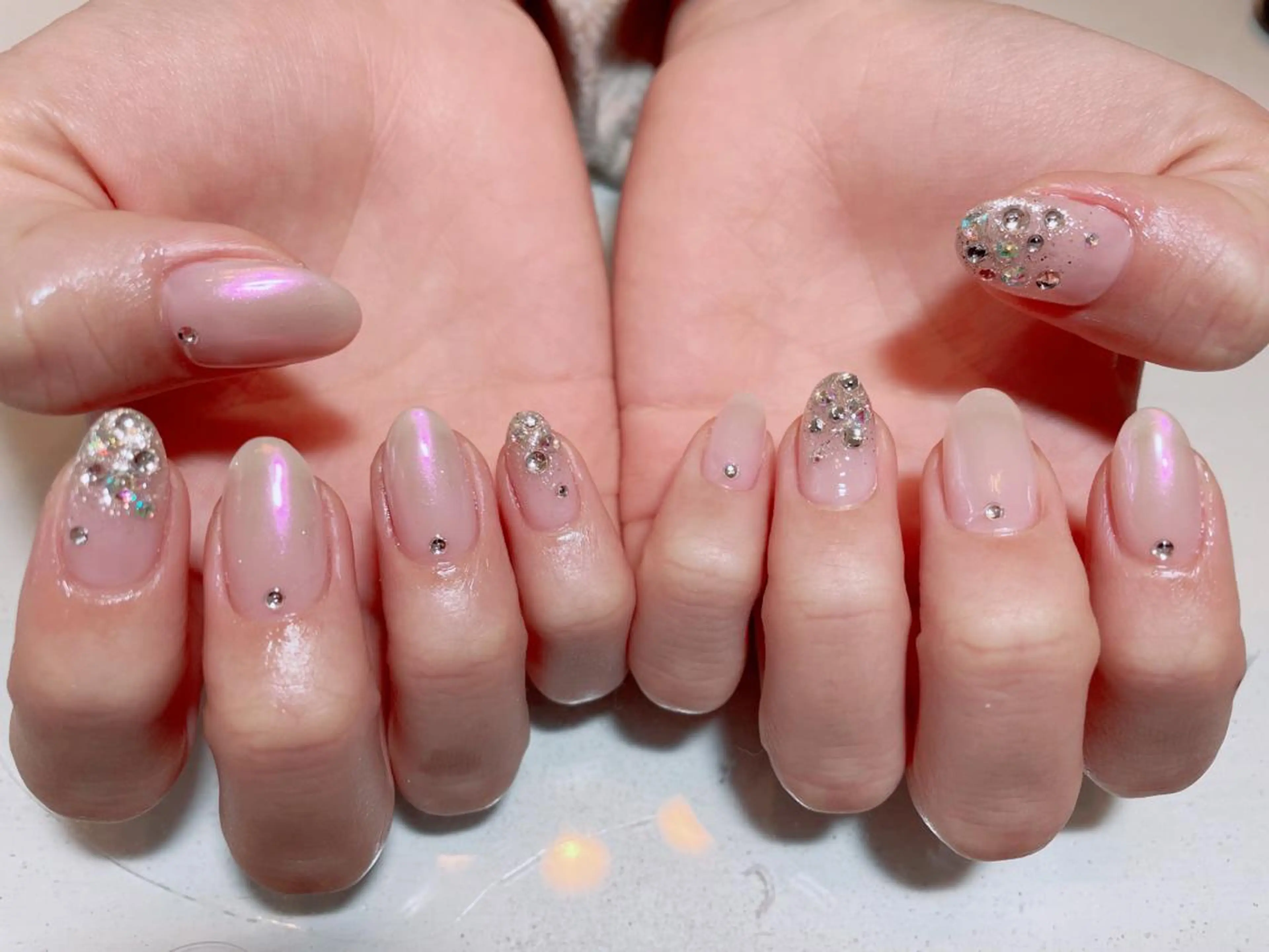 ネイル ジェルネイル マットネイル ミラーネイル ニュアンスネイル オフィスネイル ハンドネイル nail salon ラピスラズリのネイルデザイン
