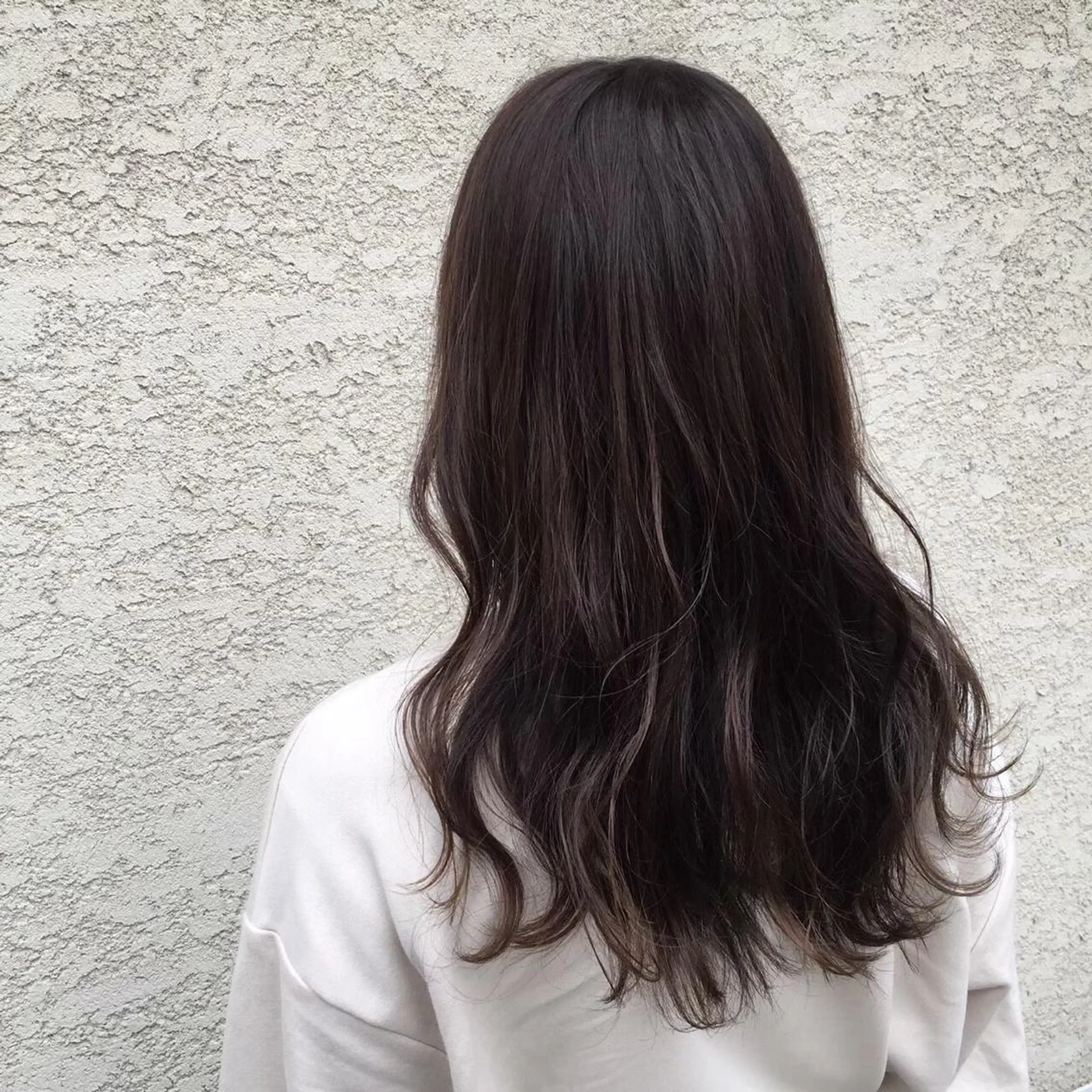 ロング カラー カット ヘアカラー トリートメント 中津/柔らかカラー/ ナガオ　イズミのヘアスタイル
