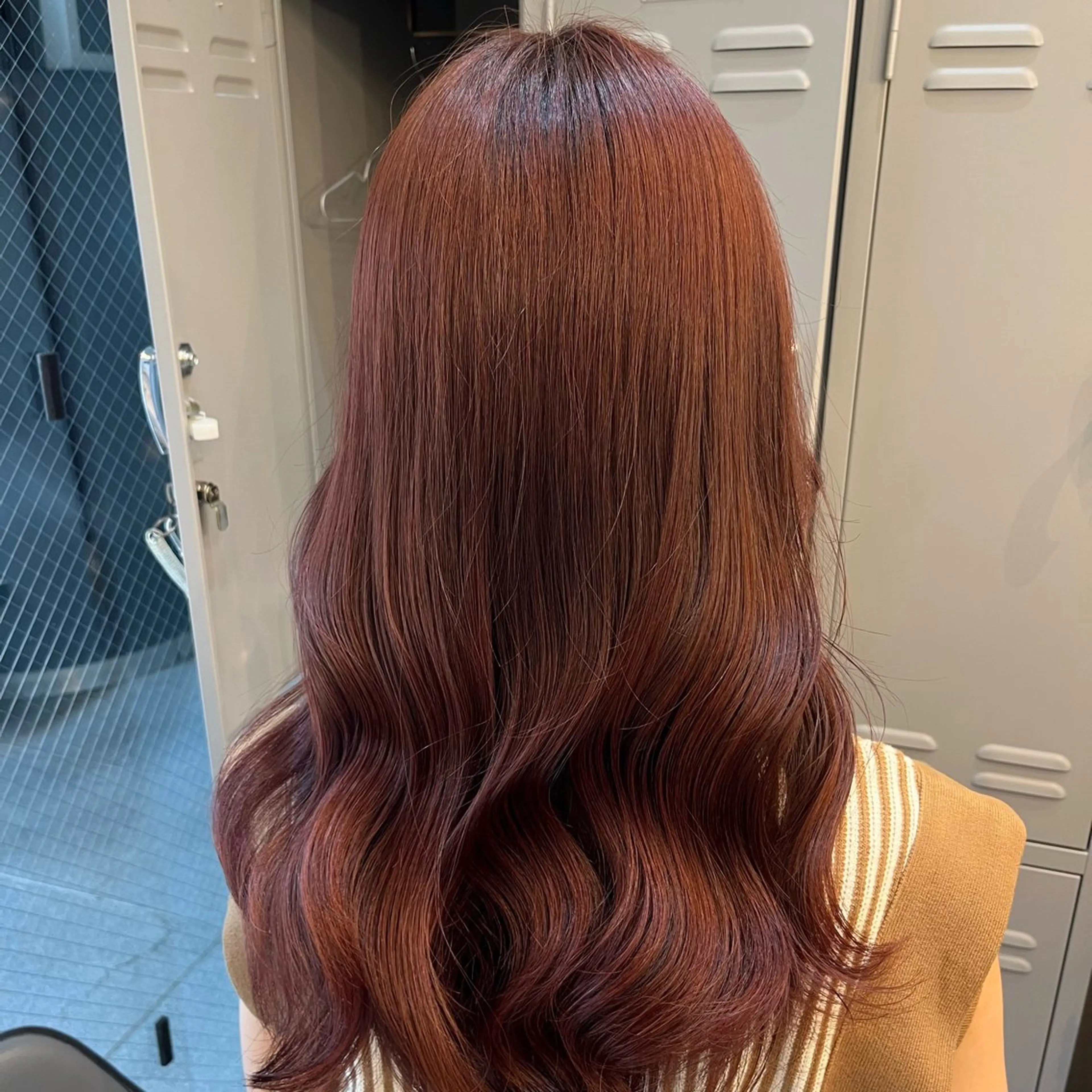 ロング カラー ブリーチ ダブルカラー ブリーチなしカラー ヘアカラー トリートメント レイヤーカット/ 暗髪🫧ナシコのヘアスタイル