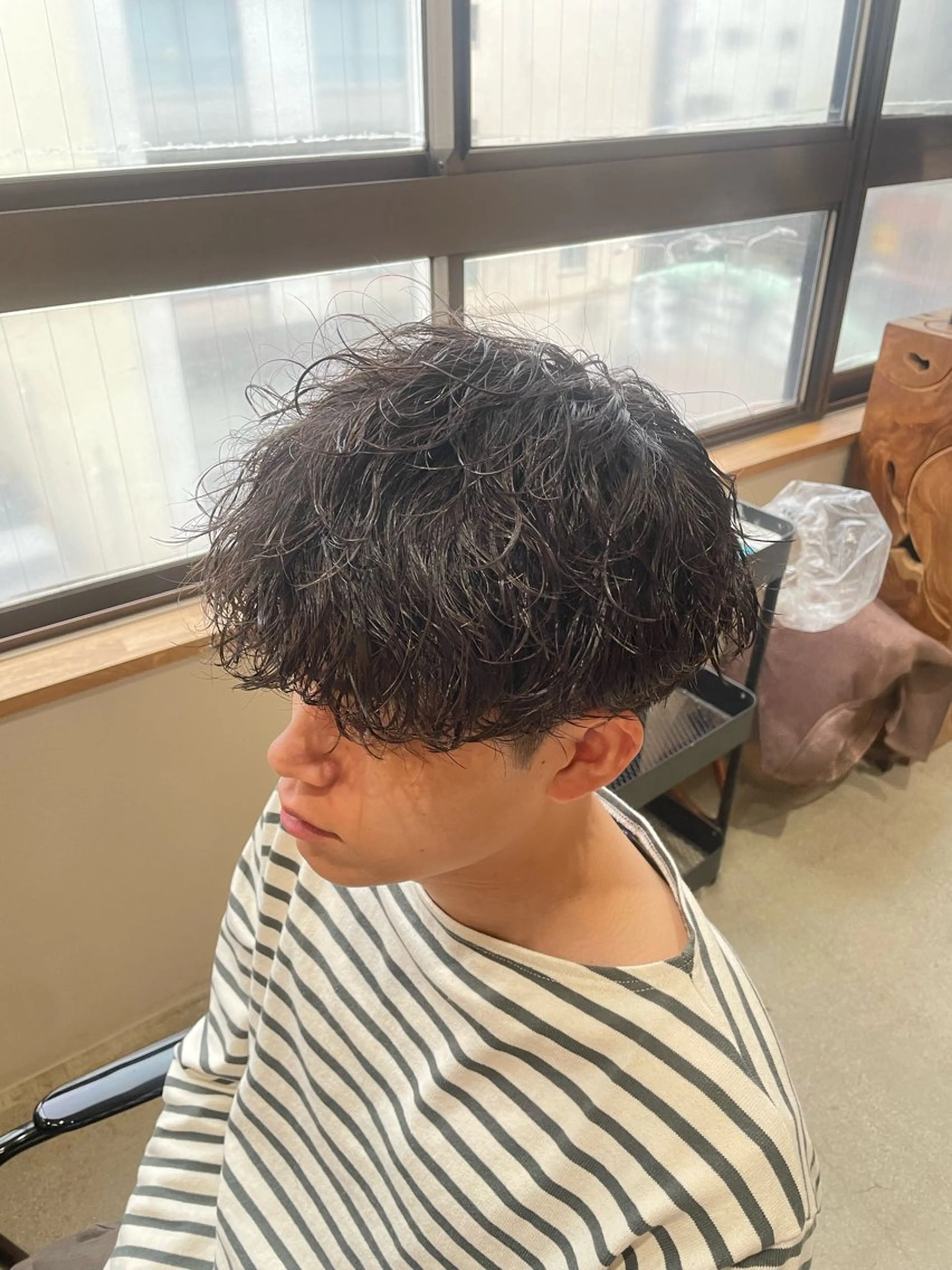 メンズ カット パーマ itsuki ／ 曲がる縮毛矯正のヘアスタイル