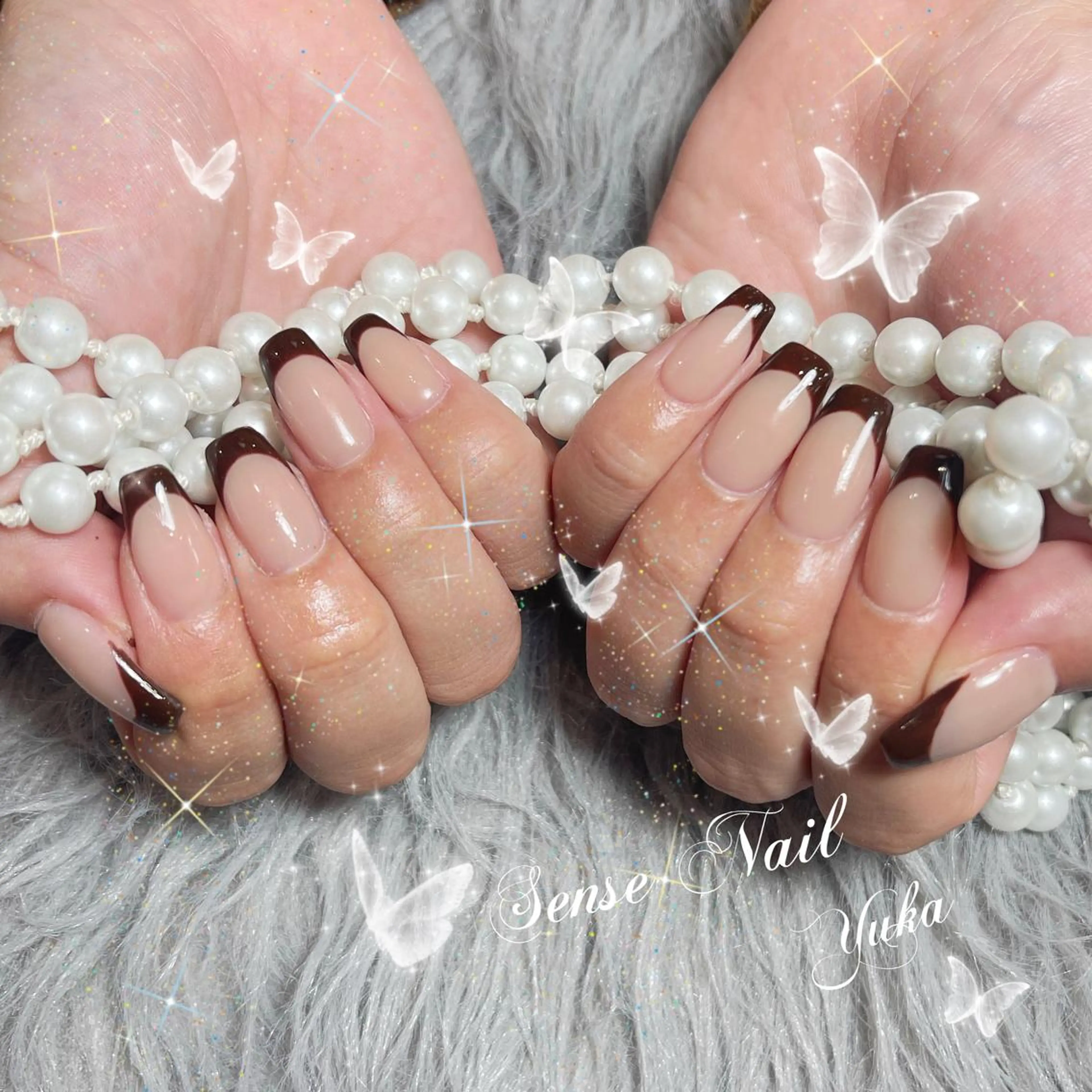 【Hand】オフなし‼️フレンチネイル（カラー2色まで🆗）の写真
