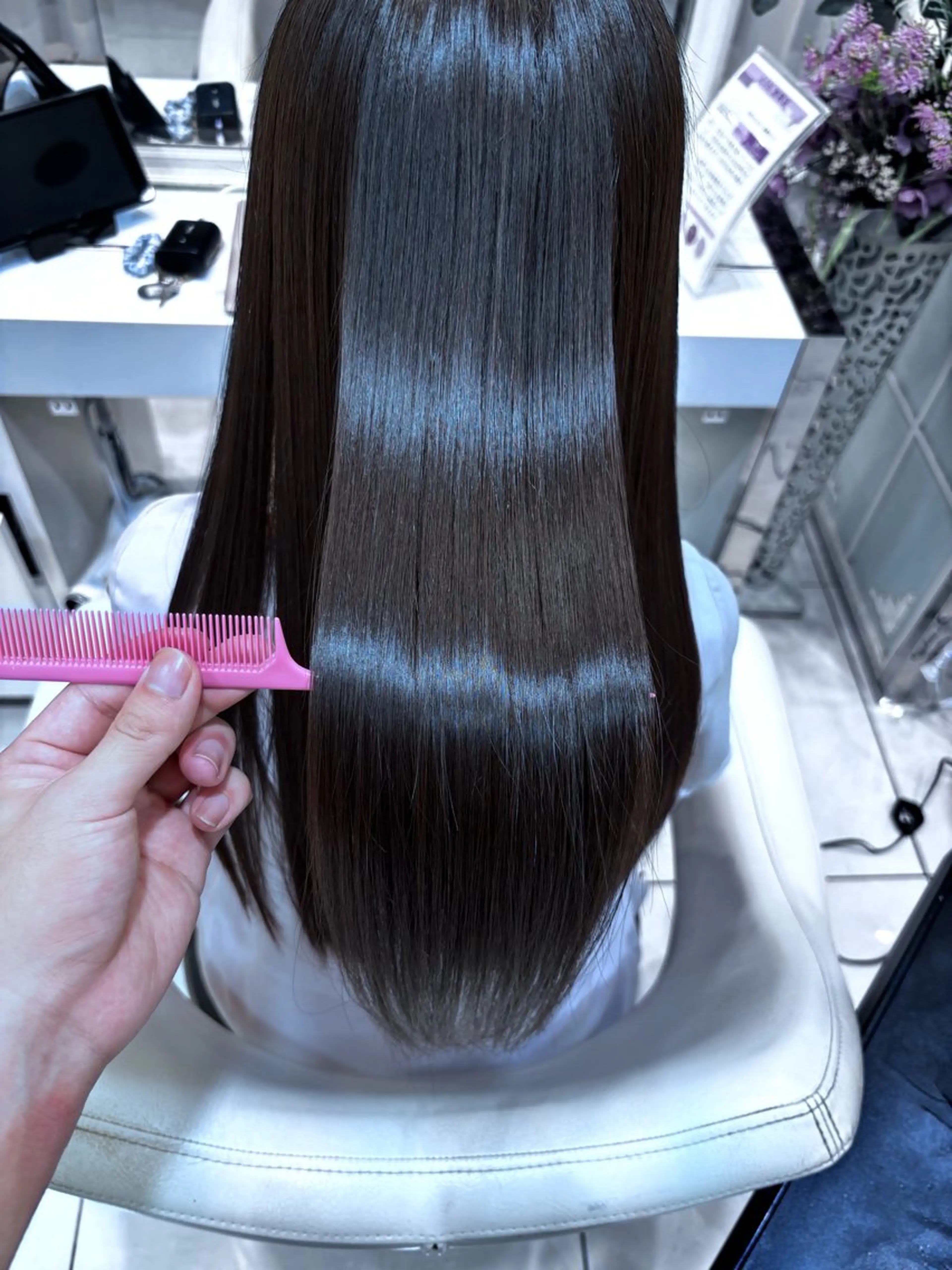 ロング 縮毛矯正 縮毛矯正特化 🗽 / 池袋 / くうのヘアスタイル