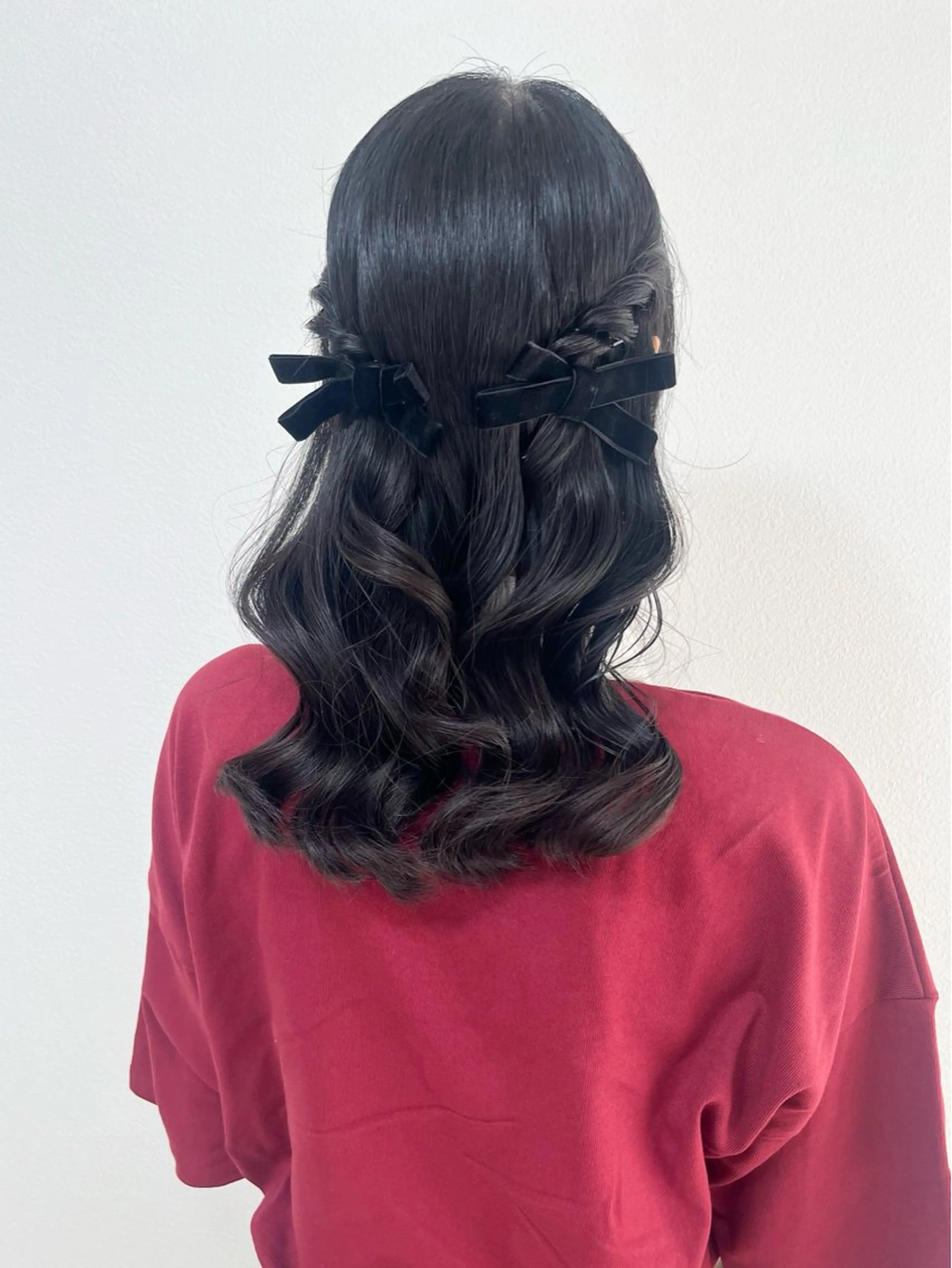 セミロング ヘアアレンジ ヘアセット ヘアセットサロン /上坪愛美のヘアスタイル