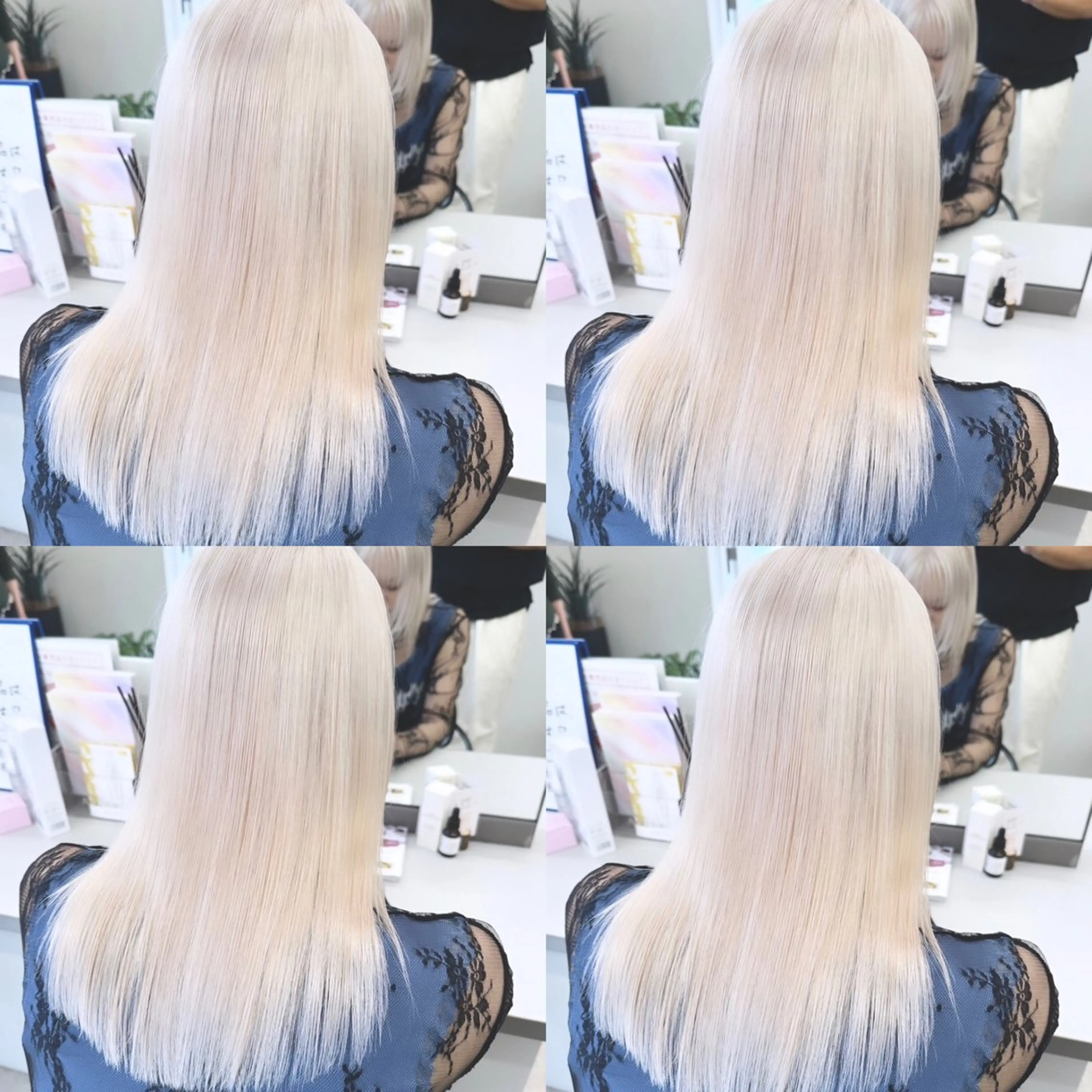 セミロング カラー バレイヤージュ ベージュカラー ブリーチ ケアブリーチ ダブルカラー カット ヘアカラー トリートメント ご予約 宜しくお願いします！のヘアスタイル