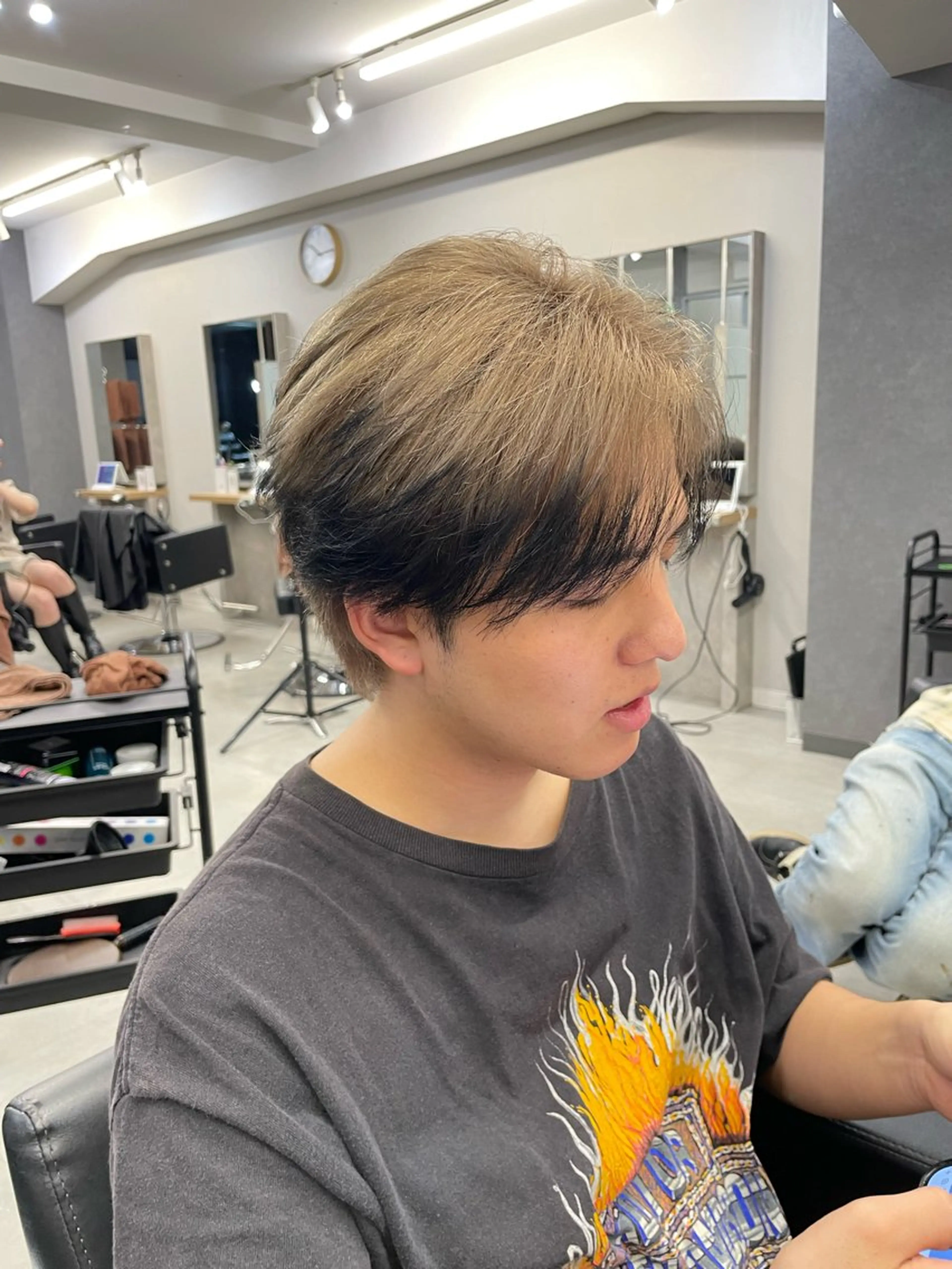 カラー メンズ AI TOKYO men's 渋谷所属・カマタ ハルキのヘアスタイル