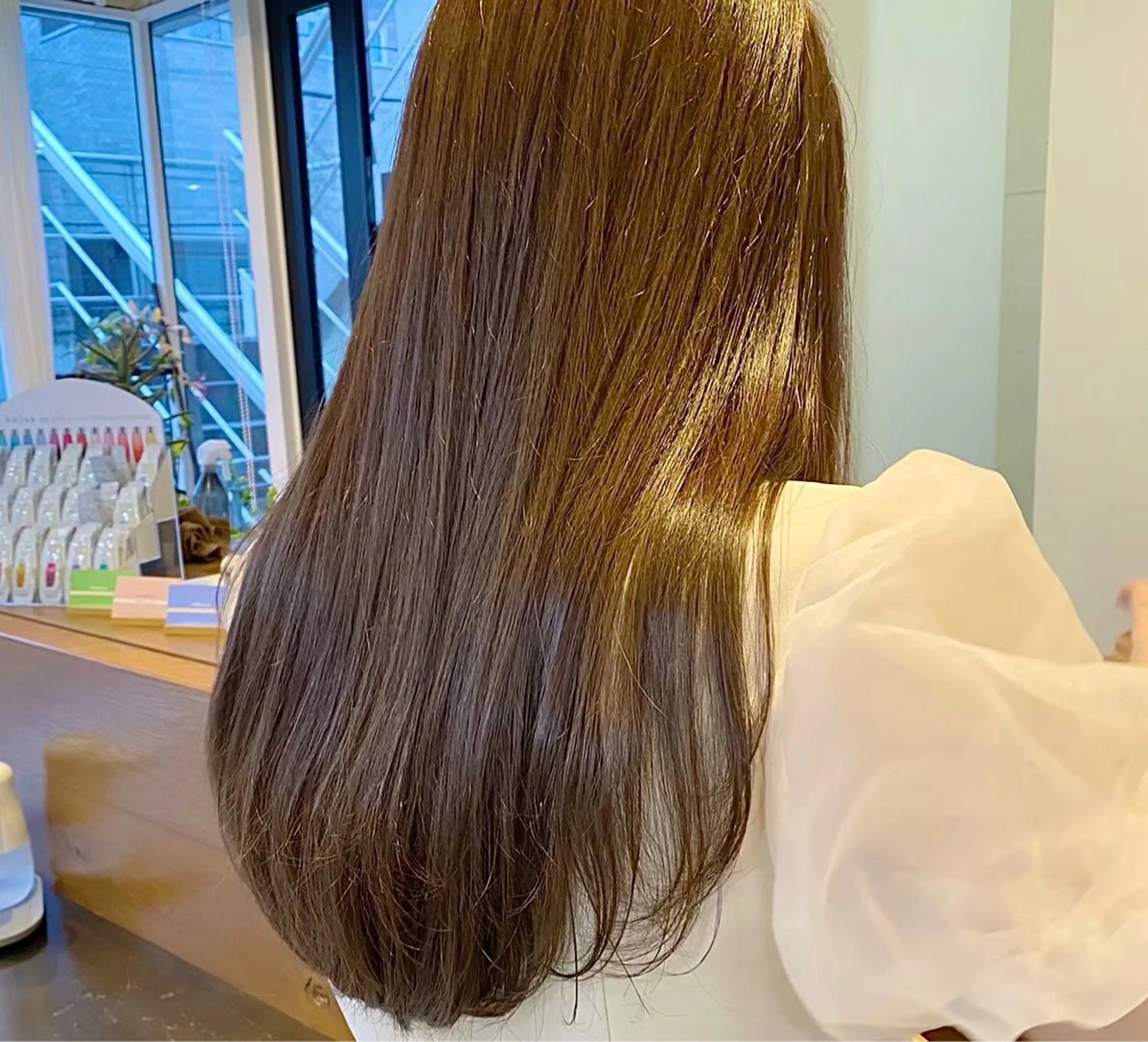 ロング Cote所属・大島桃花 / 表参道 透明感カラーのヘアスタイル