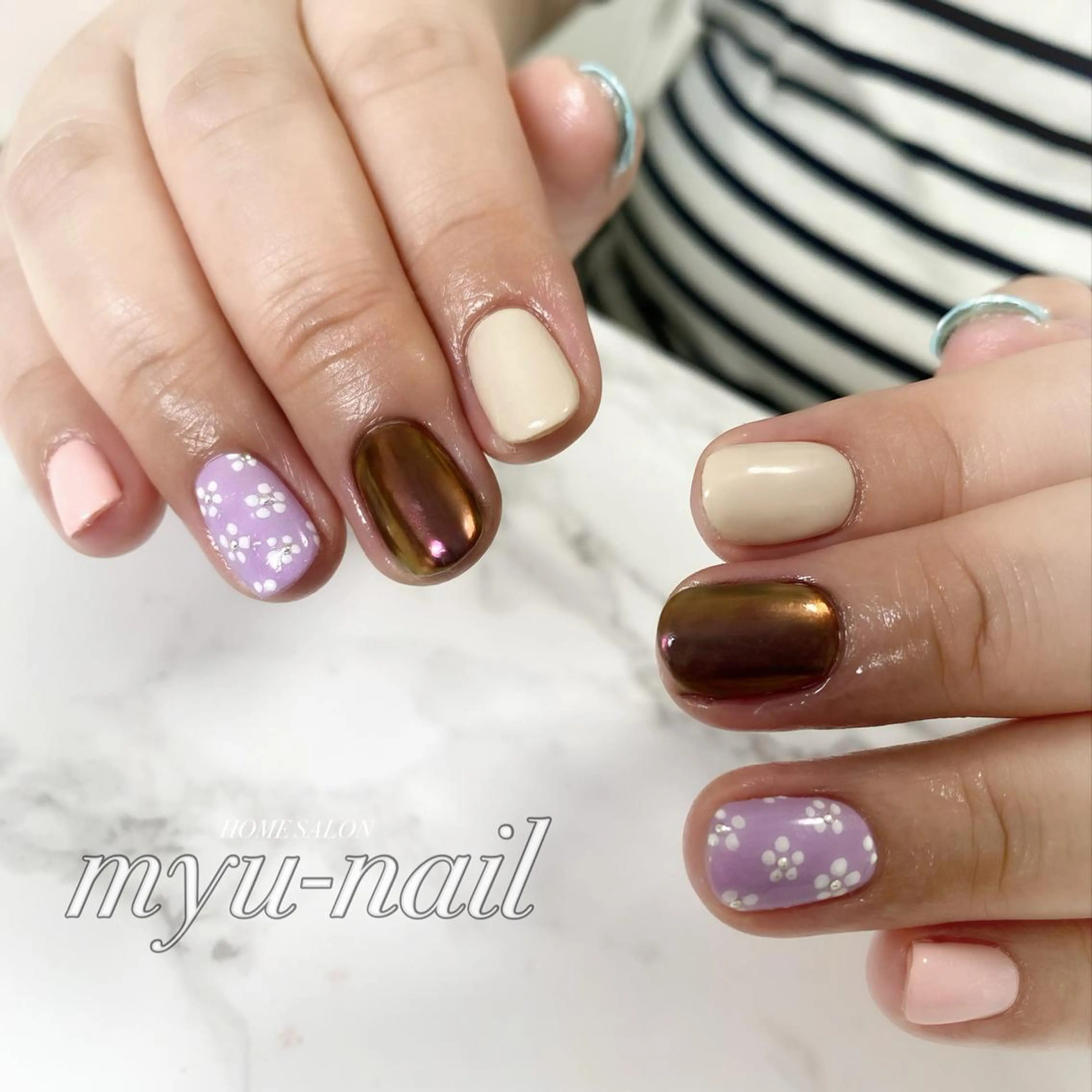 ネイル ホームサロン myu-nailのネイルデザイン