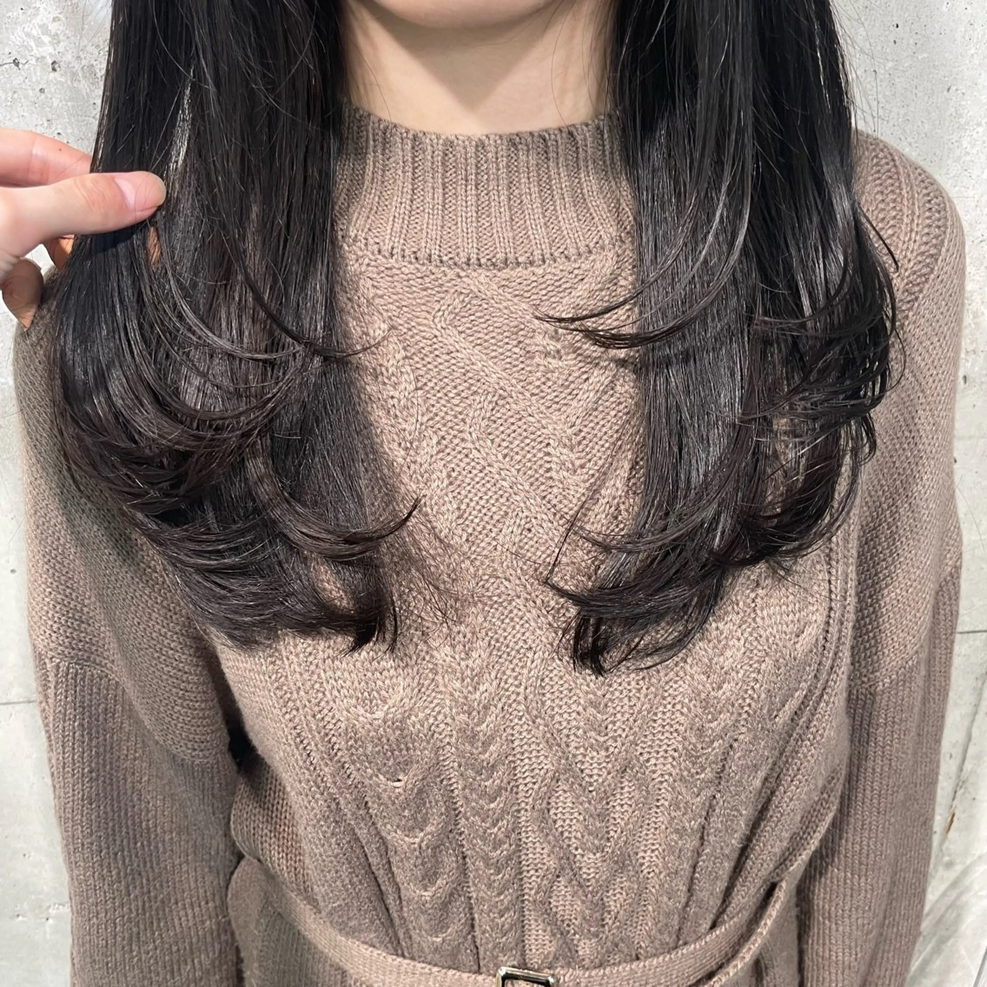 セミロング カラー 💎髪質改善縮毛矯正 SHU💎のヘアスタイル