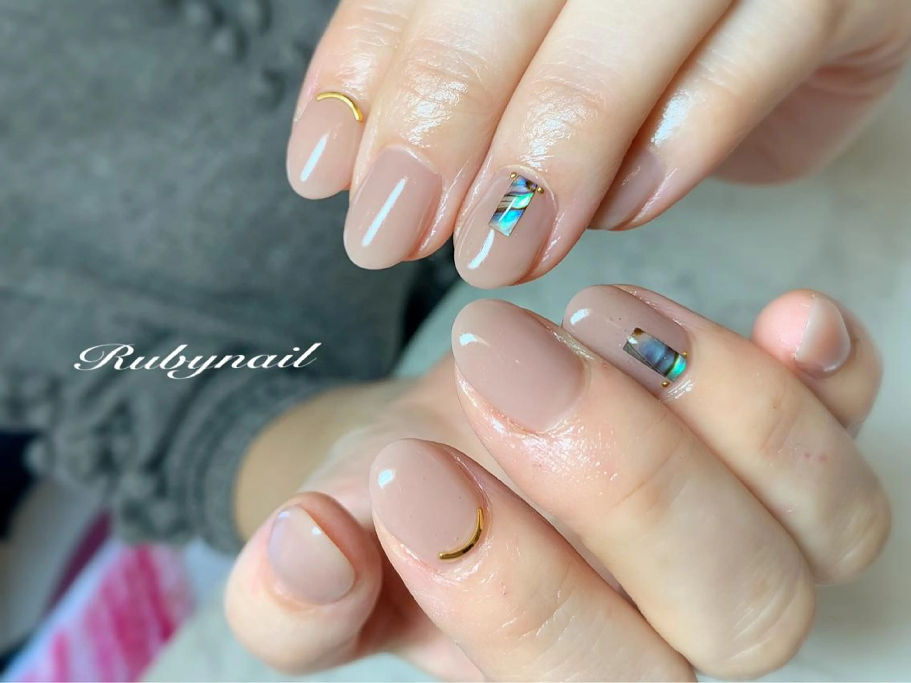 ネイル シンプルネイル Rubynail所属・プライベートサロン Rubynailのネイルデザイン