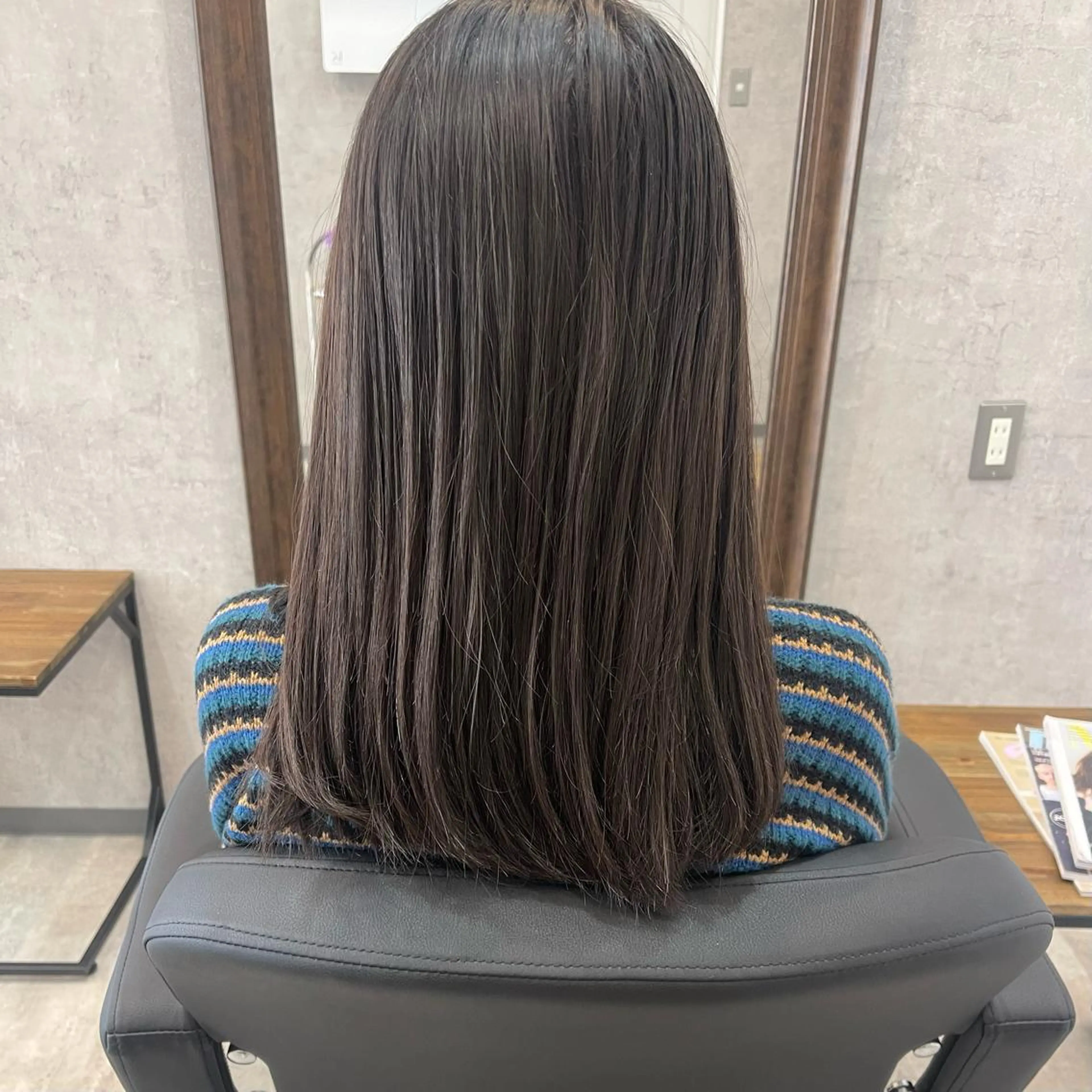 ミディアム カラー ヘアアレンジ カット ヘアカラー トリートメント merci.所属・🌻まさの あいり🌻のヘアスタイル
