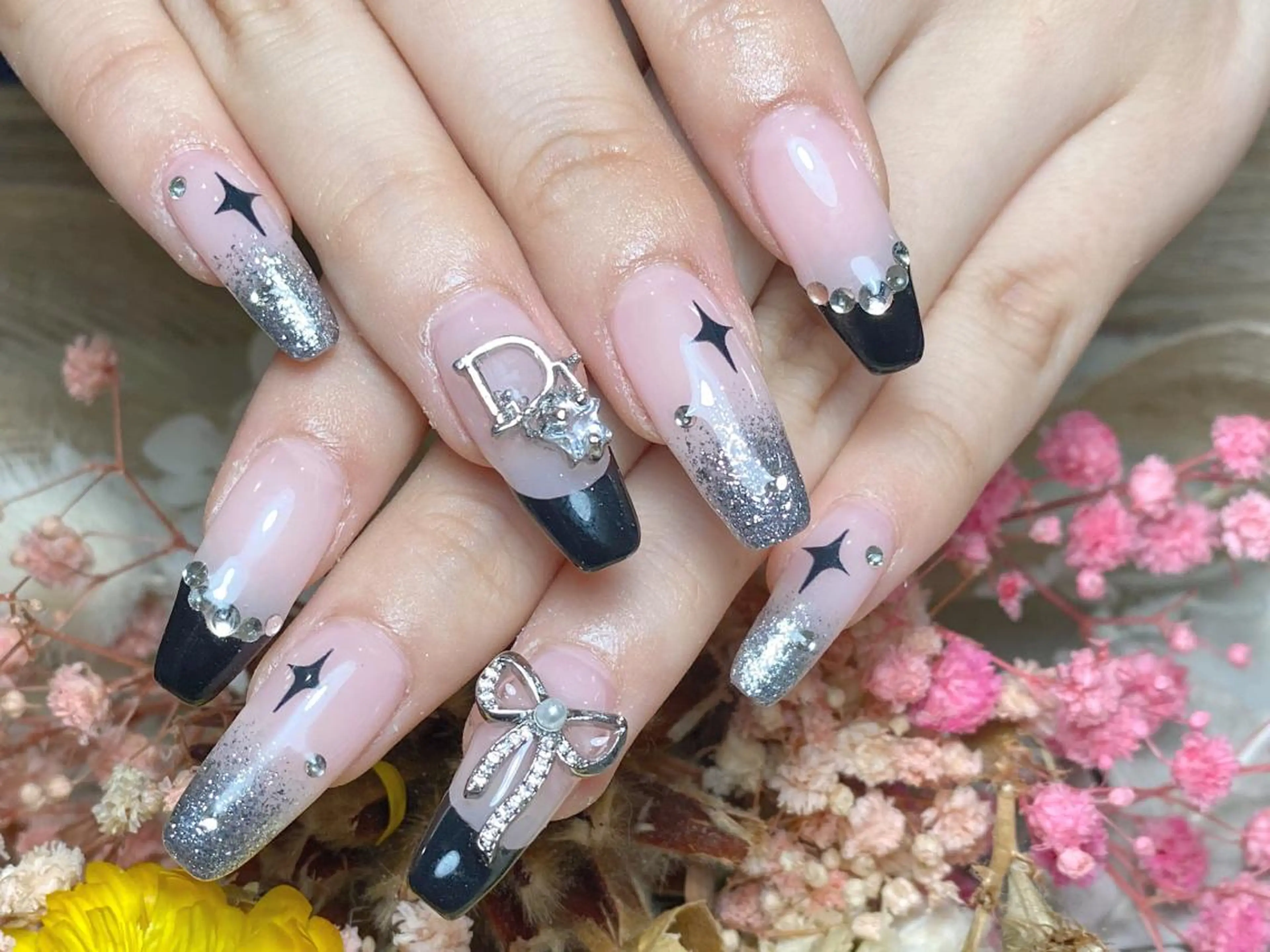 カラー ネイル 長さ出し 持ち込み スカルプネイル MSSugar Nailのネイルデザイン