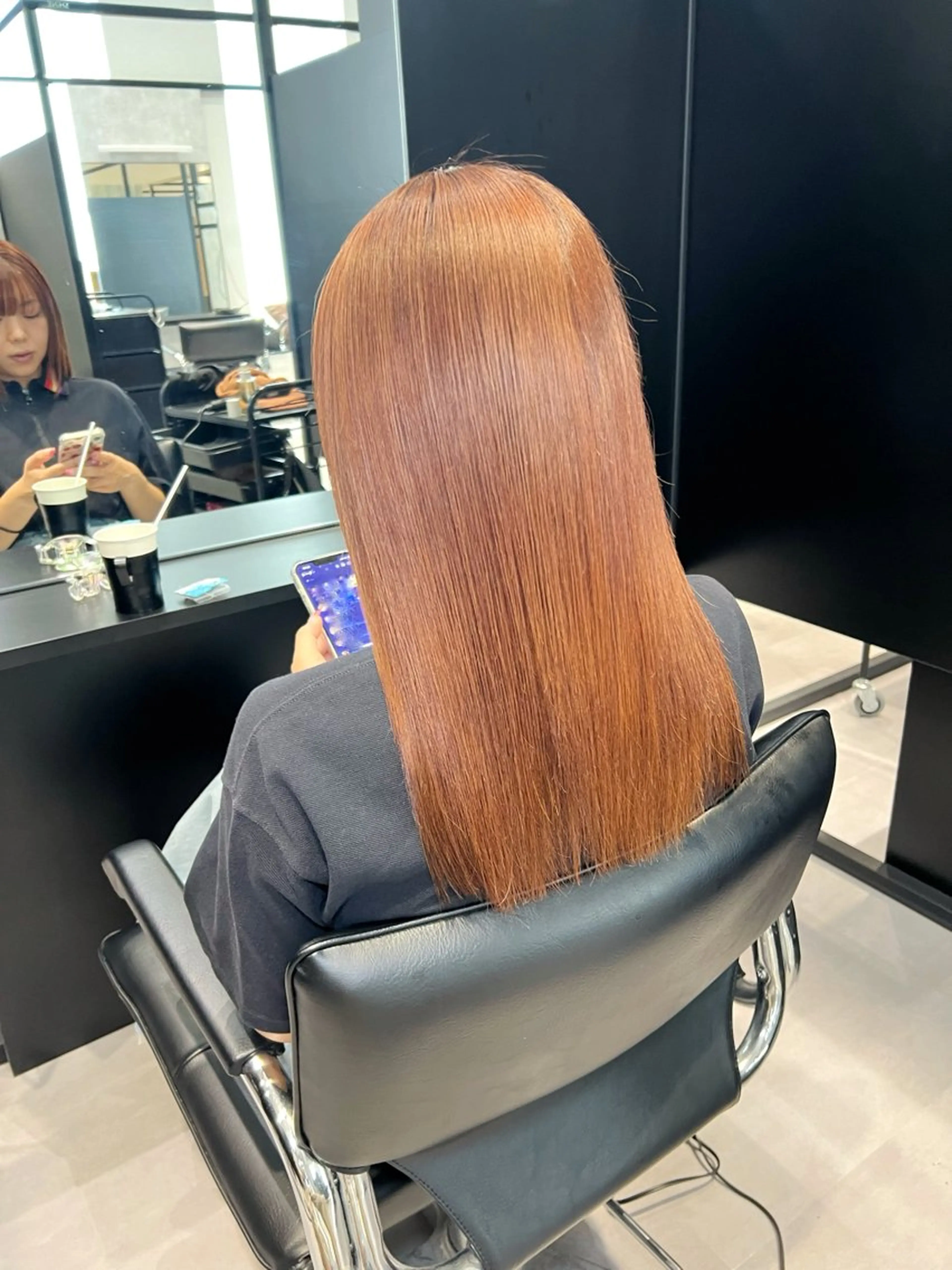ロング カラー カット ヘアカラー トリートメント kimika🥑 メンズ/髪質改善のヘアスタイル